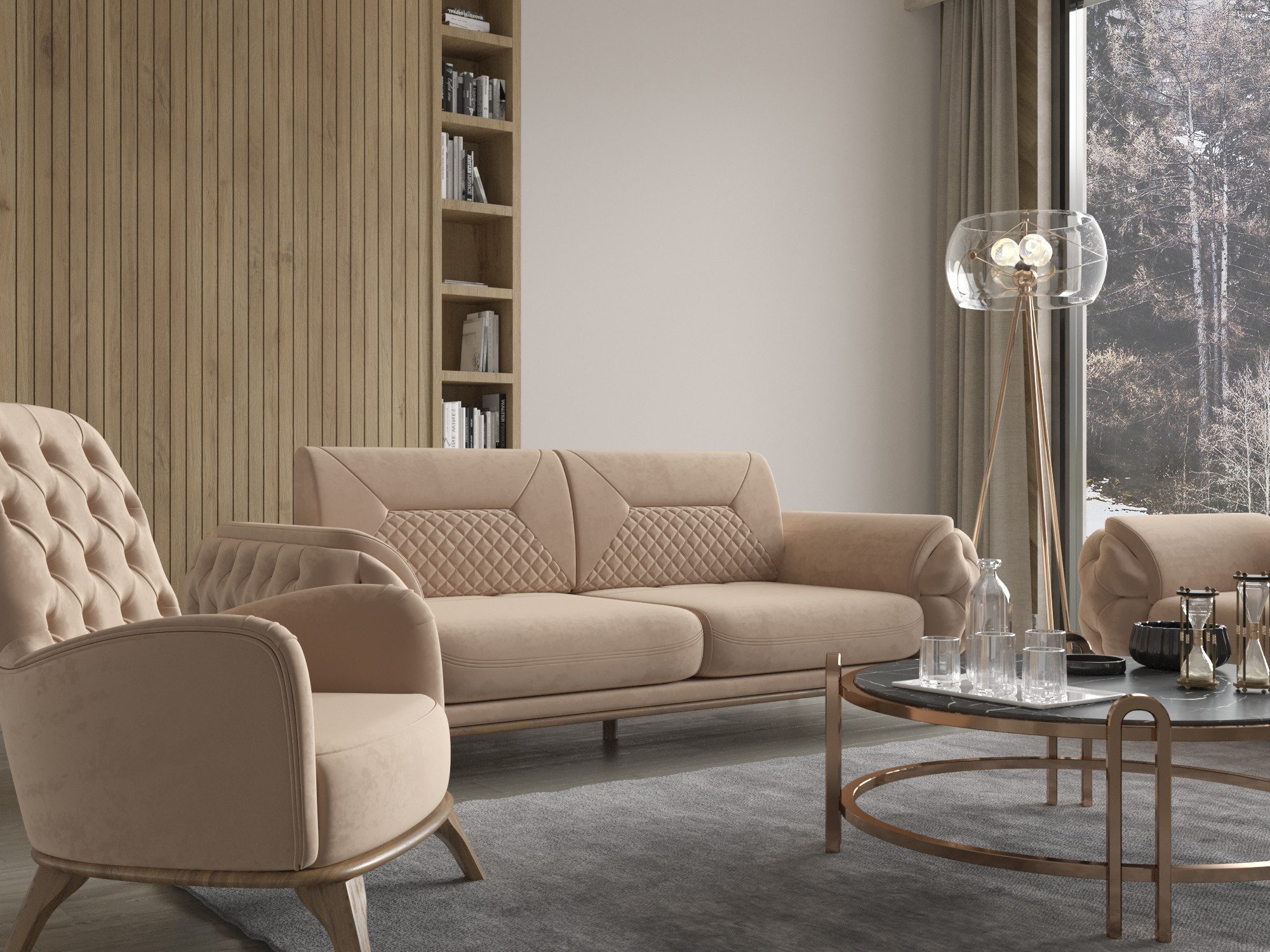 Möbeldreams Sofa Sofa-Set Ema 3-3-1 Modern günstig online kaufen