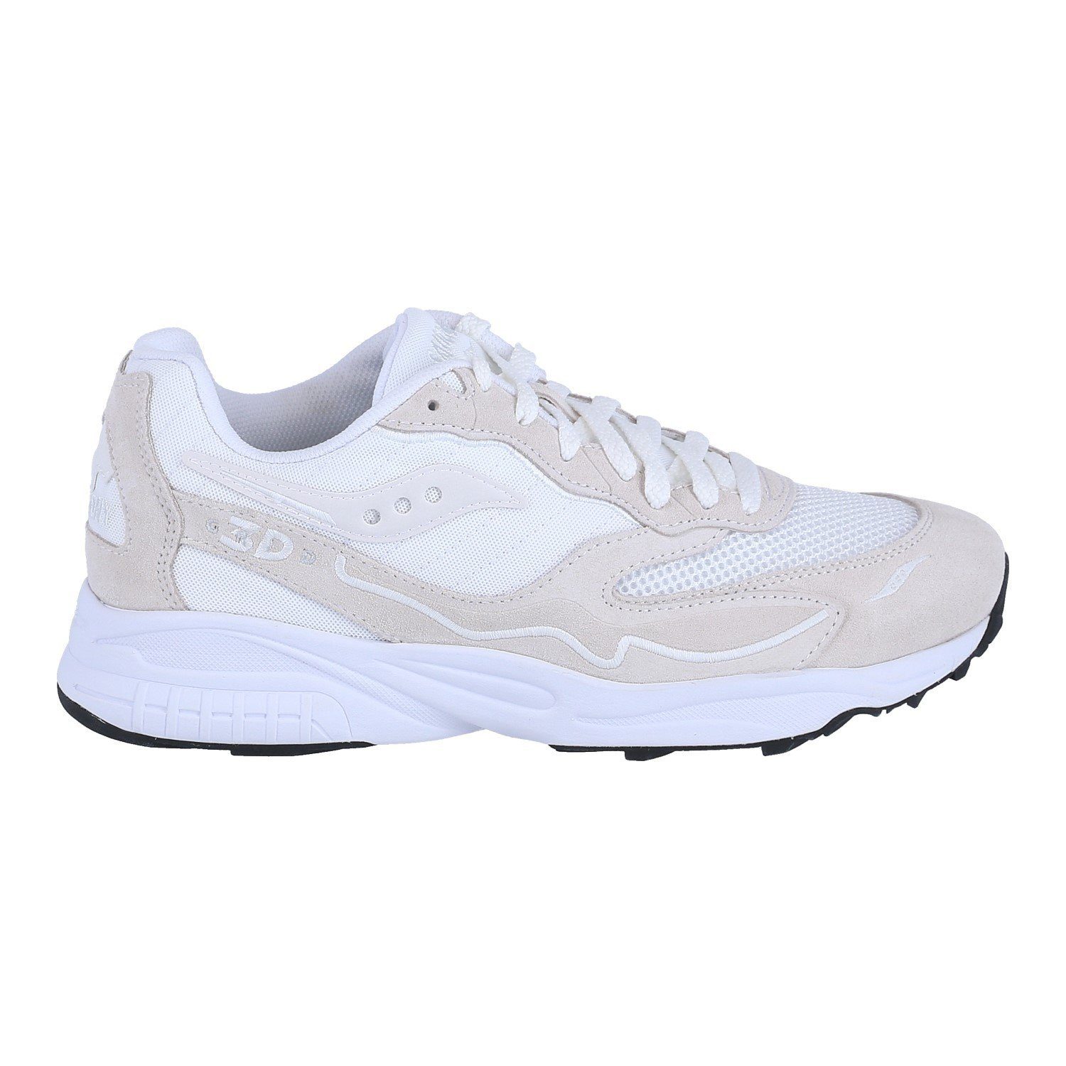 Saucony 3D Grid Hurricane weiss/beige Herren Sneaker