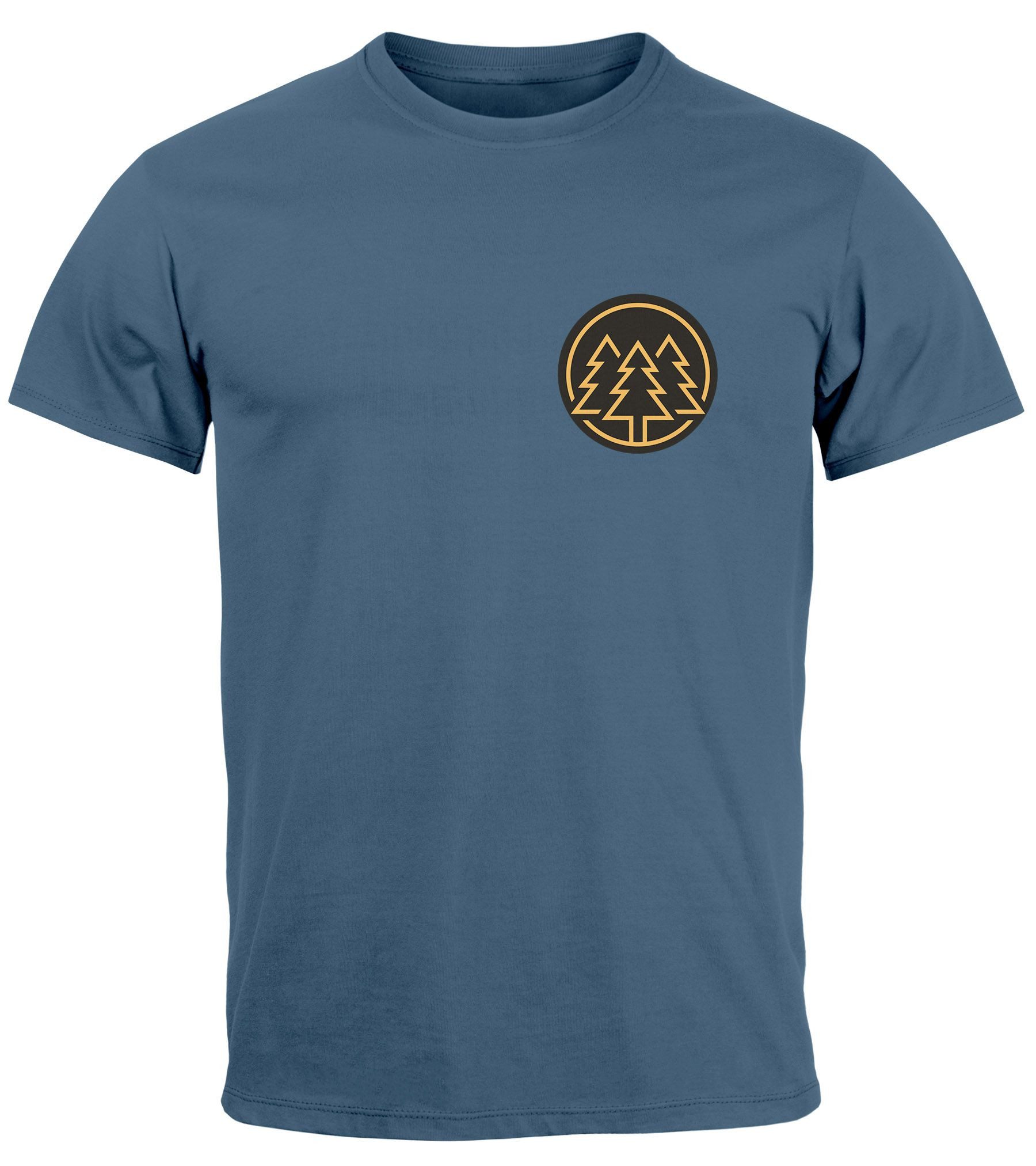 Neverless Print-Shirt Herren T-Shirt Print Logo günstig online kaufen