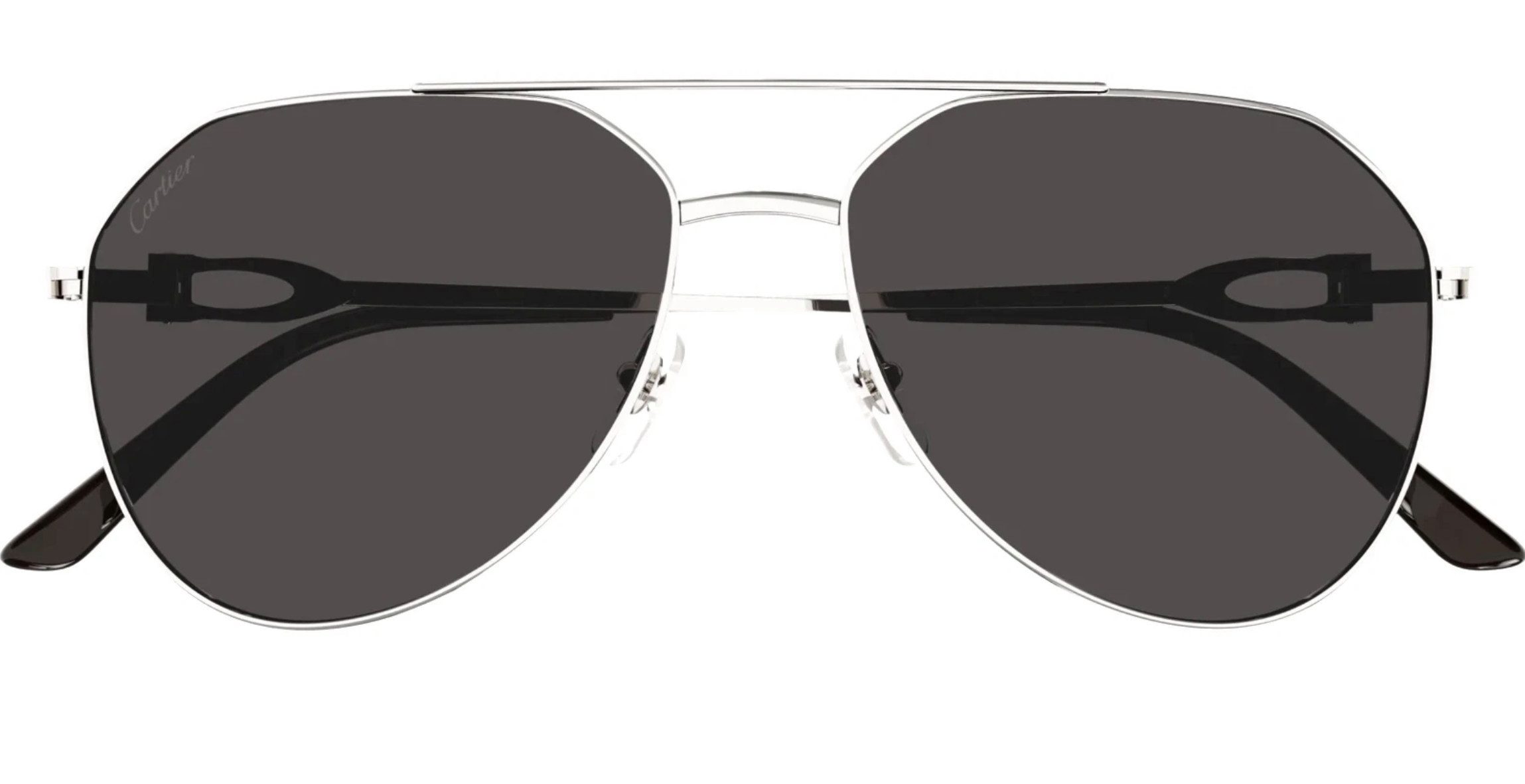 Cartier Sonnenbrille Signature C Aviator-Frame Brille Unisex mit charakteristischem „C“-Scharnier als Cartier-Signatur