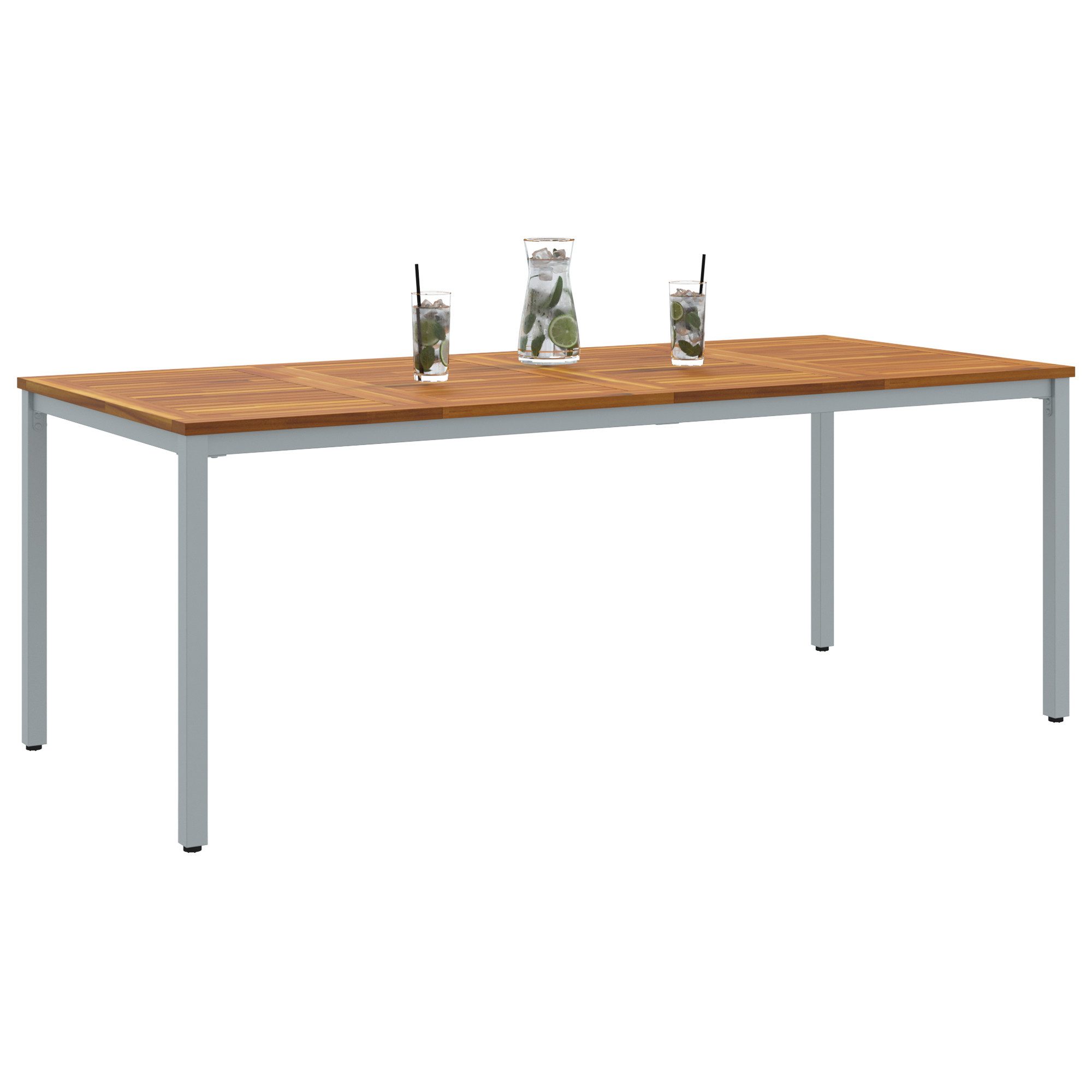 vidaXL Gartentisch Gartentisch 200x90x75 cm Massivholz günstig online kaufen