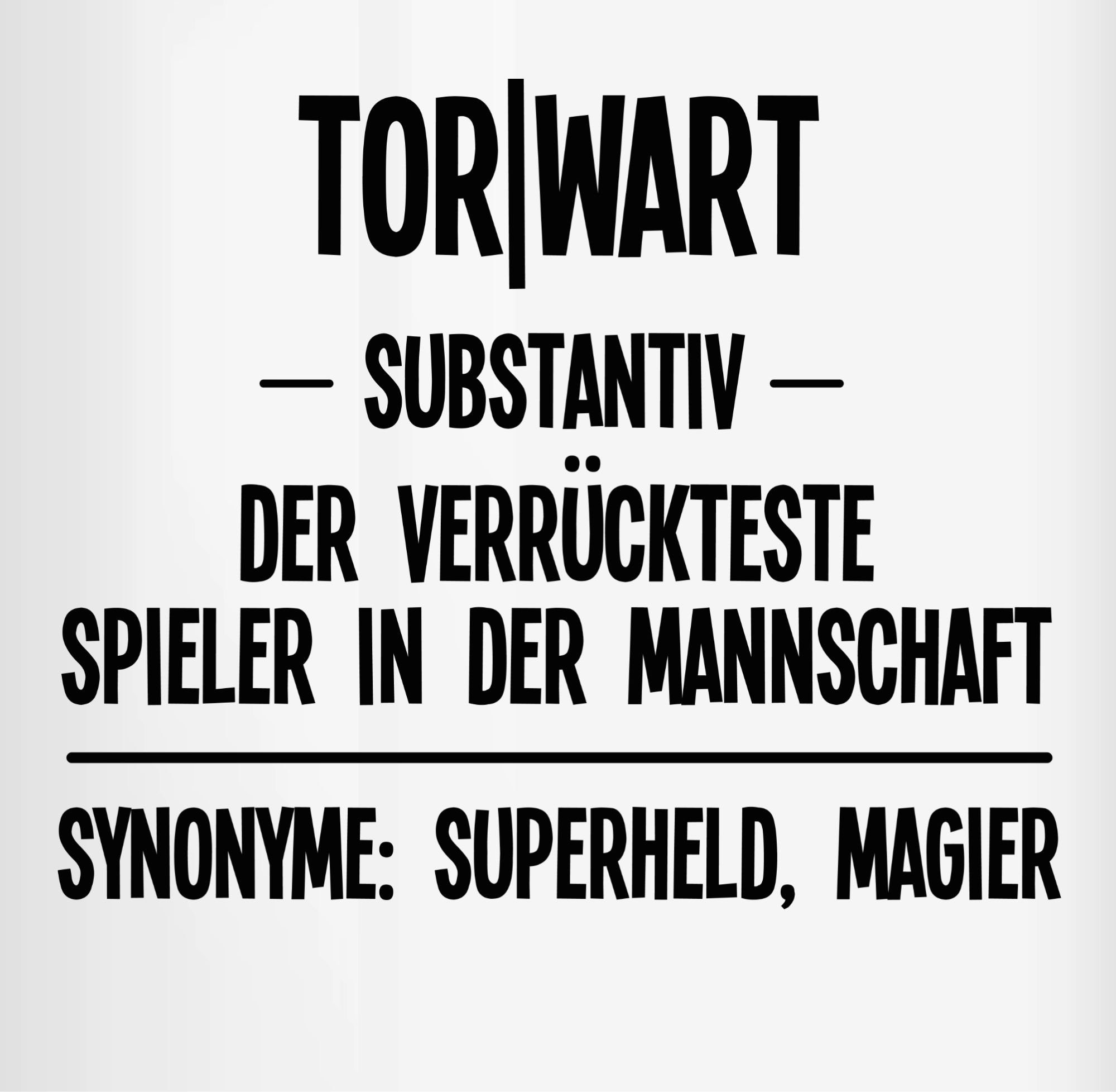 Tasse Shirtracer Torwart Sprüche Hellblau 3 Keramik, Definition, Statement