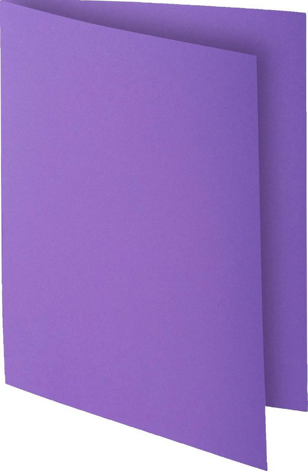 Thumbnail - EXACOMPTA Konzepthalter Packung mit 100 Aktendeckeln ROCK''S 80, 22x31cm - Lila - 800008E, Aktendeckel