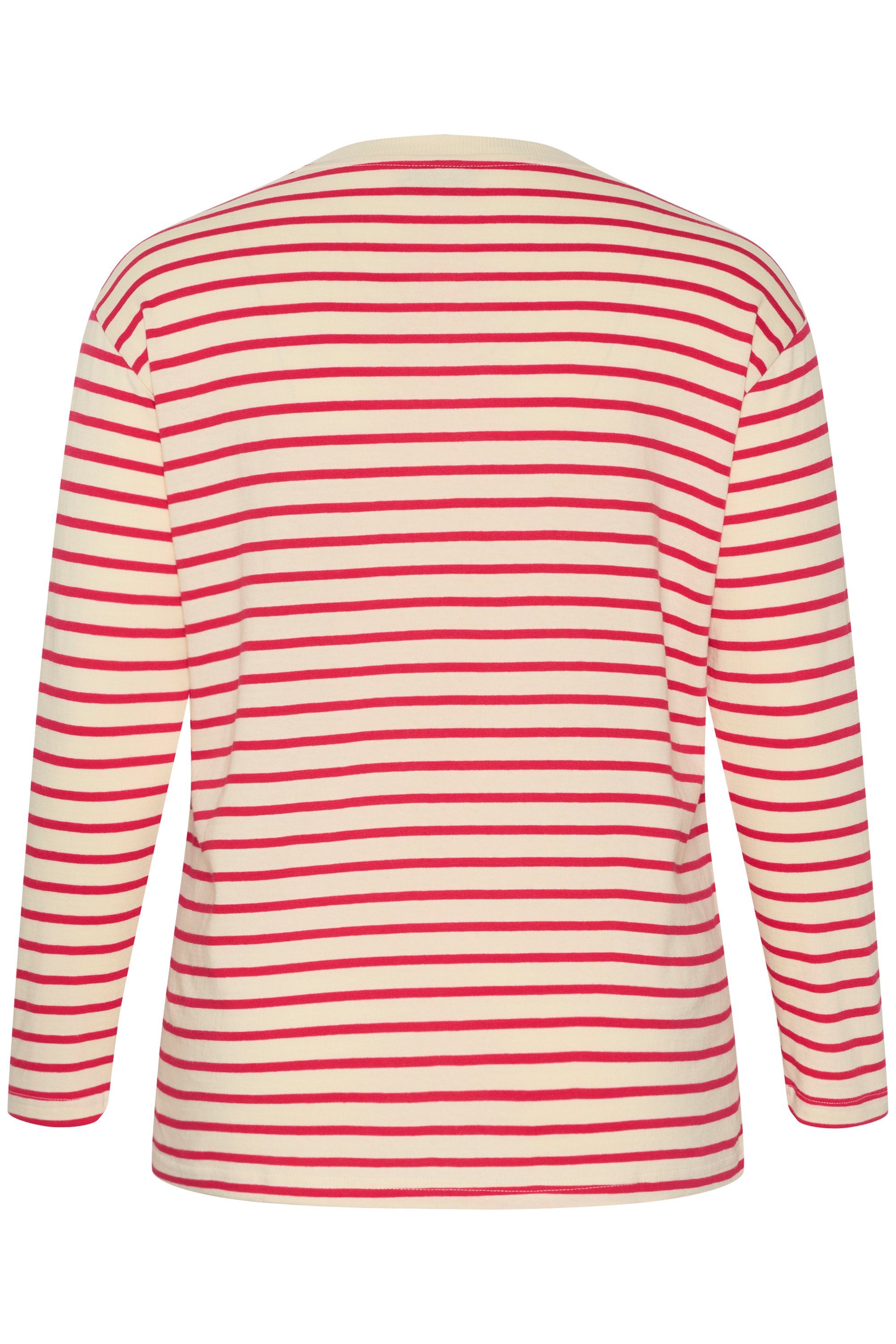 KAFFE Curve Langarmbluse Langarm-Shirt KCwinni Große günstig online kaufen