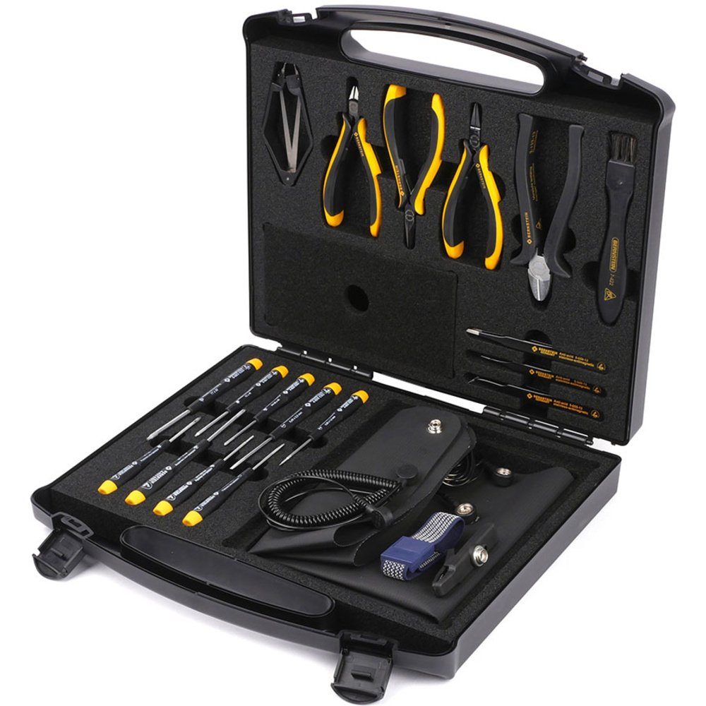 BERNSTEIN TOOLS FOR ELECTRONICS Werkzeugset BERNSTEIN Tools for Electronics 2280 Werkzeugset ESD, Profi im Koffer