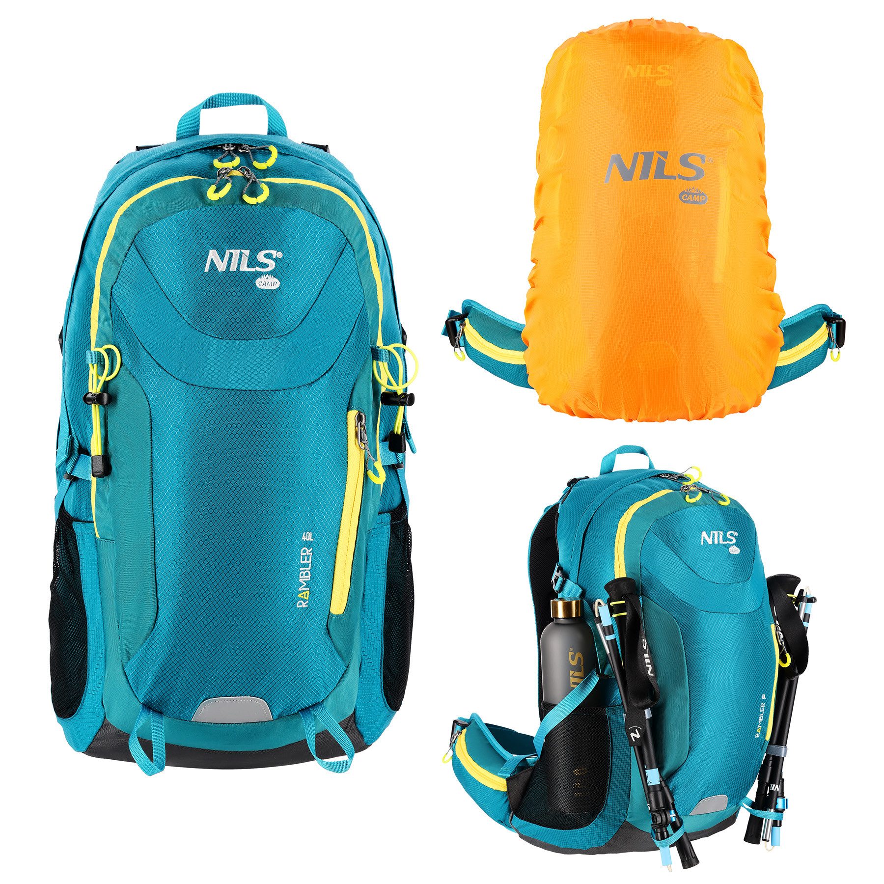 NILS CAMP Wanderrucksack Outdoorrucksack Travelrucksack Rucksack RAMBLER 40 günstig online kaufen