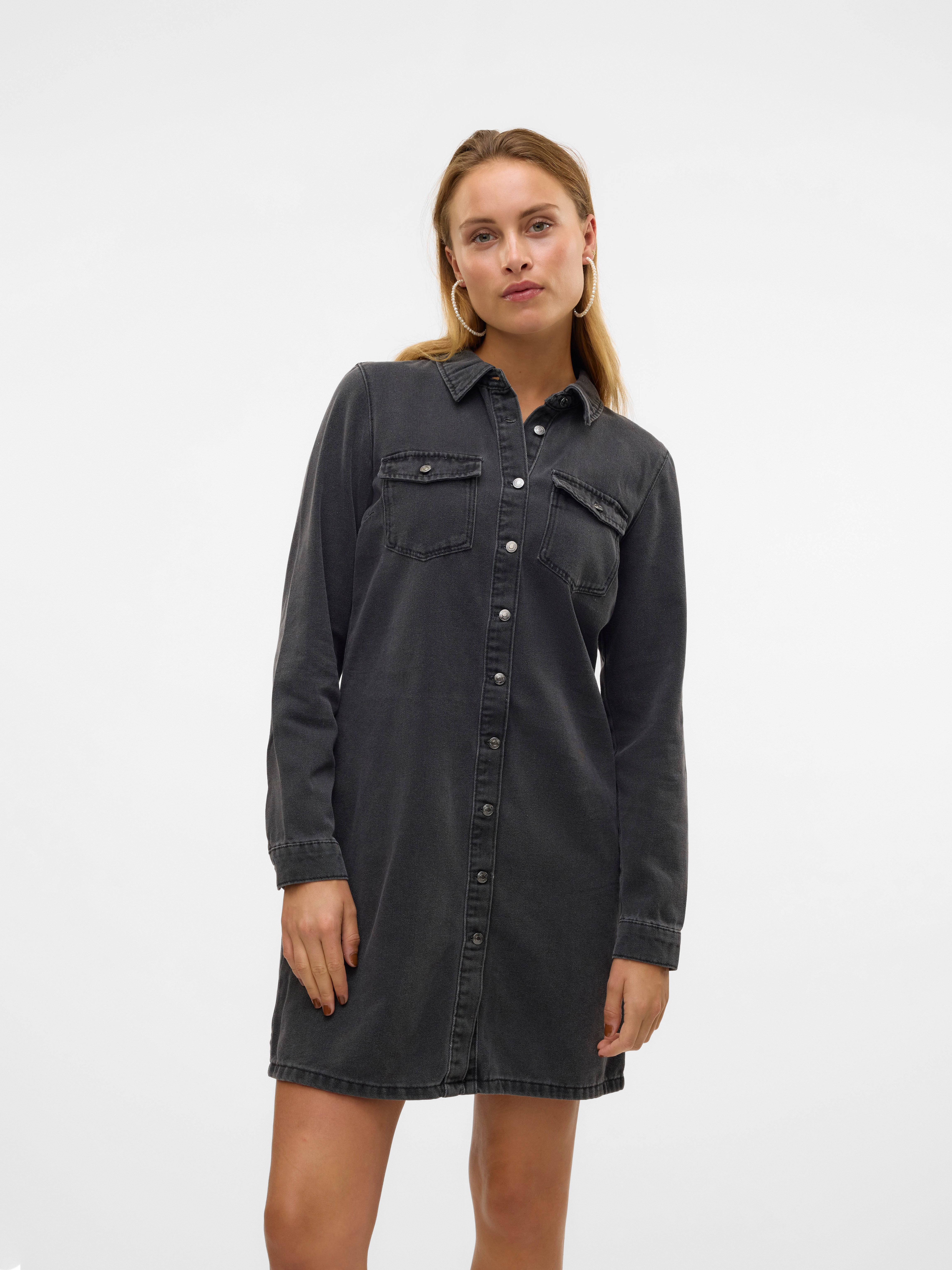 Vero Moda Jeanskleid VMJENNIE LS SHORT günstig online kaufen