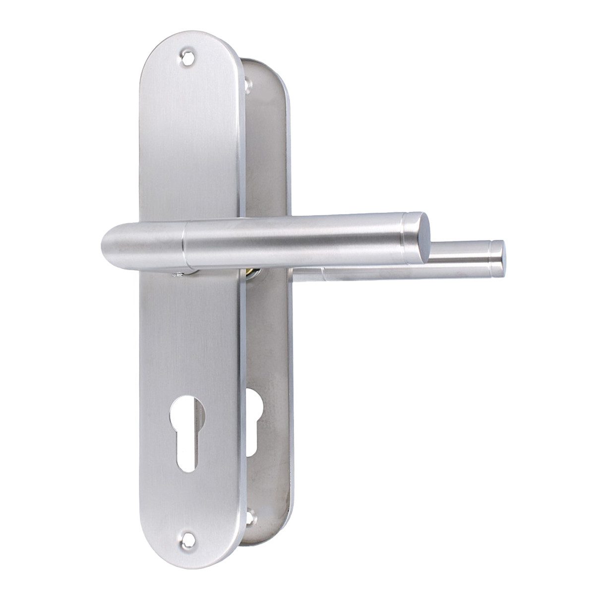MS Beschläge Türgriff Edelstahl Langschildgarnitur Türdrücker Türklinke, Sc günstig online kaufen