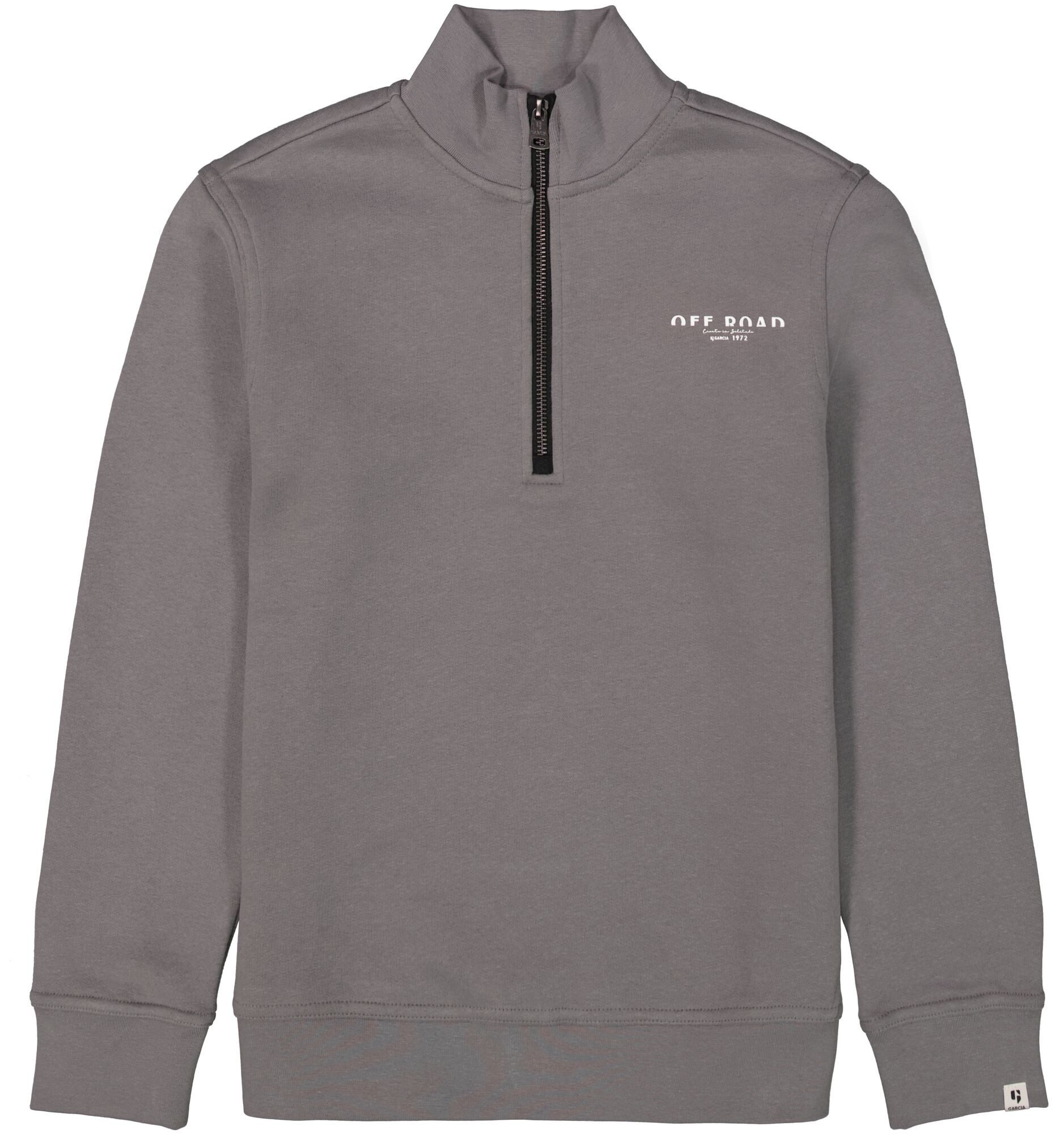 Garcia Sweatshirt mit Zip-Kragen