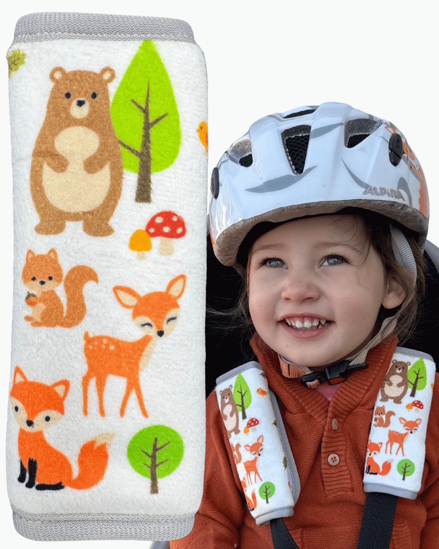 Schlafkissen 2x Baby Kinderwagen Trageschale Auto Gurtschutz Gurtpolster für Hals