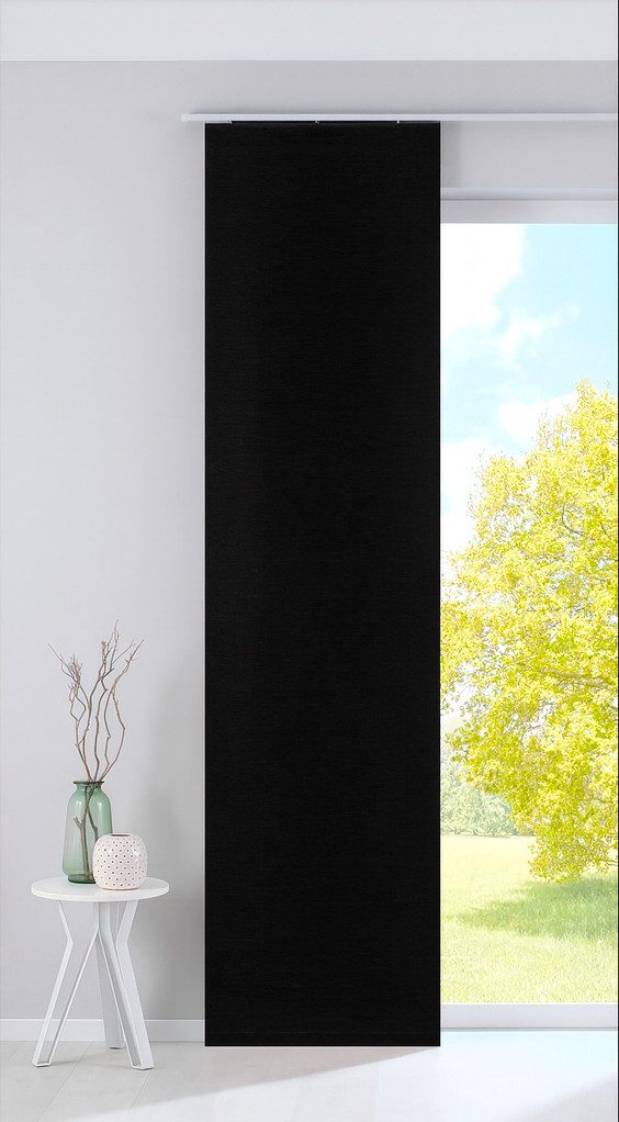 Stoffschmiede Schiebegardine / 60x245cm / Blackout / versch. Farben, Store