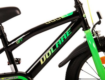 Volare Kinderfahrrad Kinderfahrrad Super GT Fahrrad für Jungen 16 Zoll Kinderrad in Grün