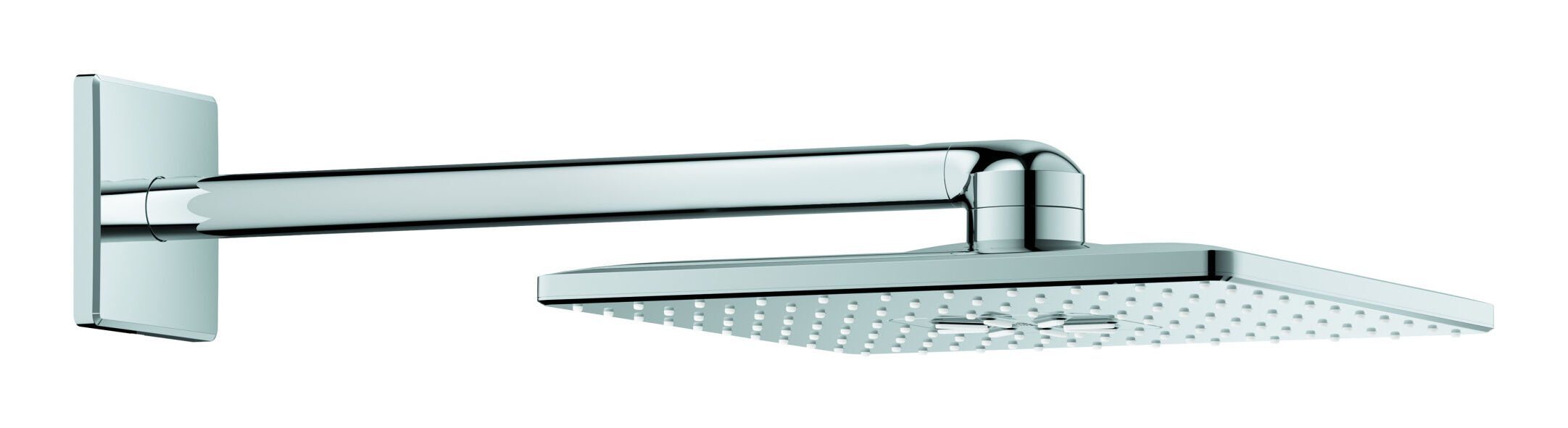 Grohe Kopfbrause RainShower SmartActive 310 Cube, Kopfbrauseset Wandmontage Ausladung