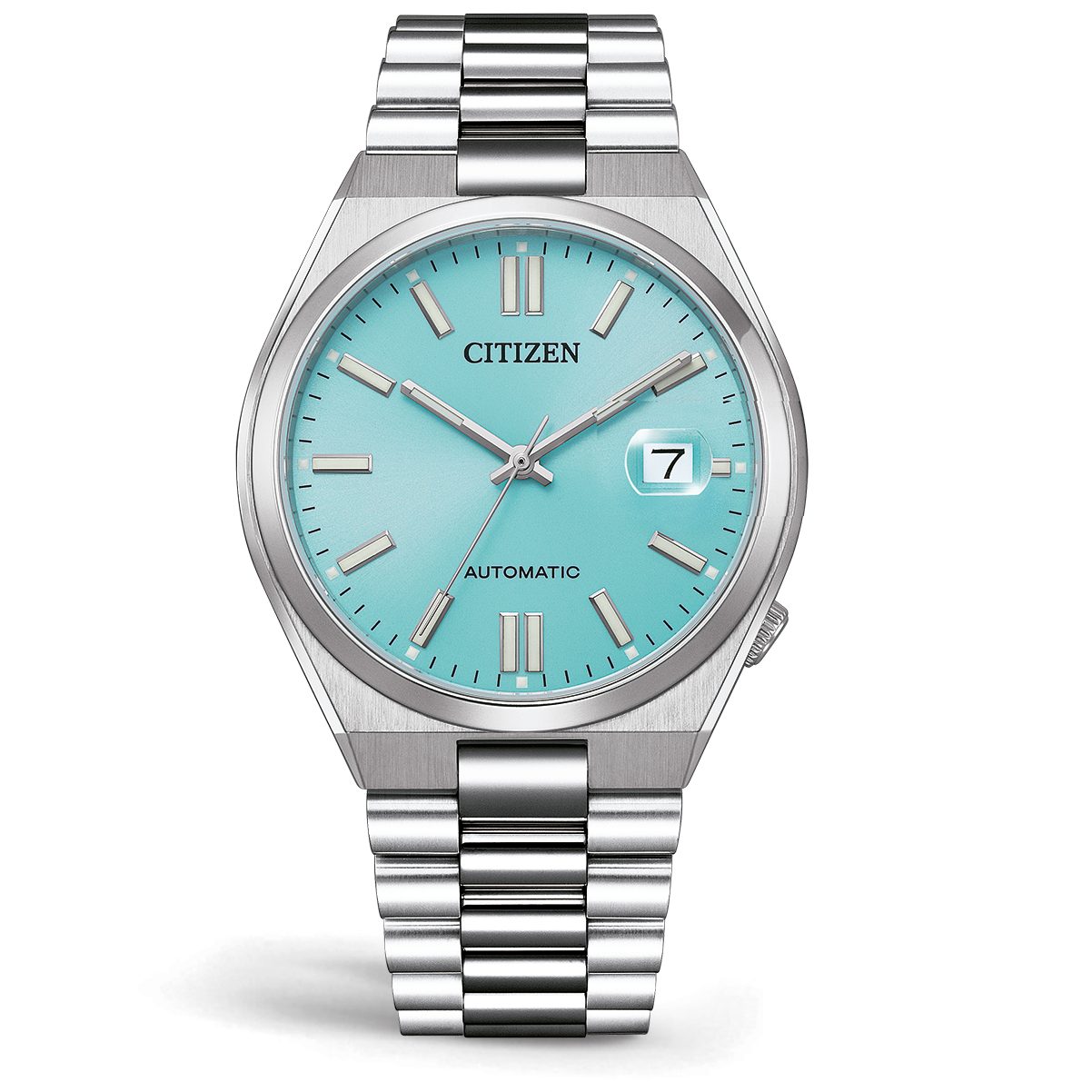 Citizen Automatikuhr TSUYOSA 60 H NJ0151-88M, Armbanduhr, Damenuhr, Herrenuhr, Edelstahlarmband, Saphirglas, Datum