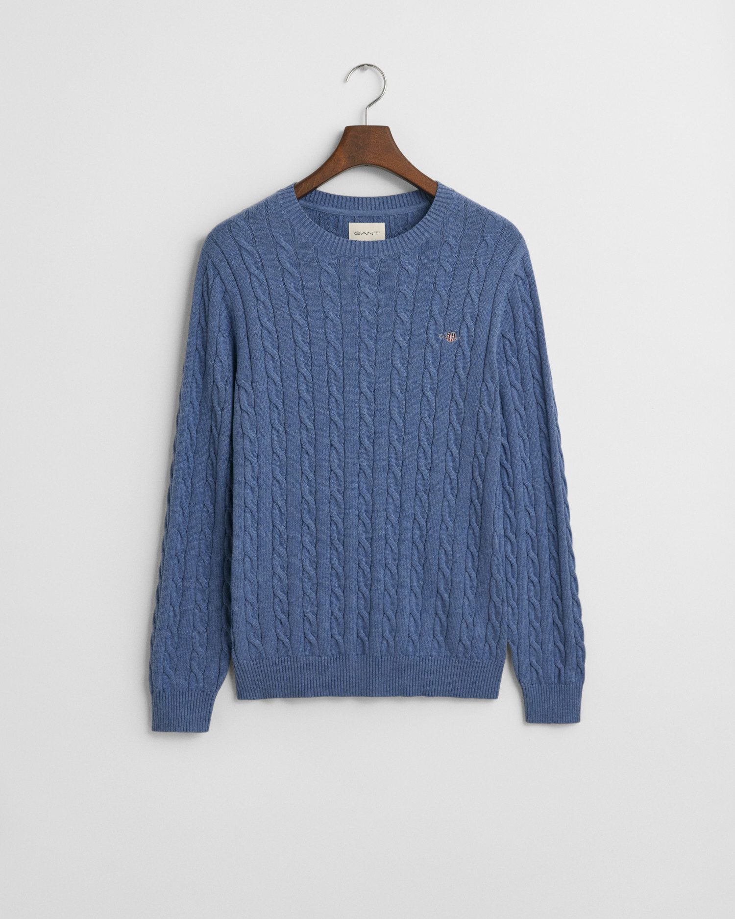 Strickpullover Pullover mit Zopfmuster - Gerade