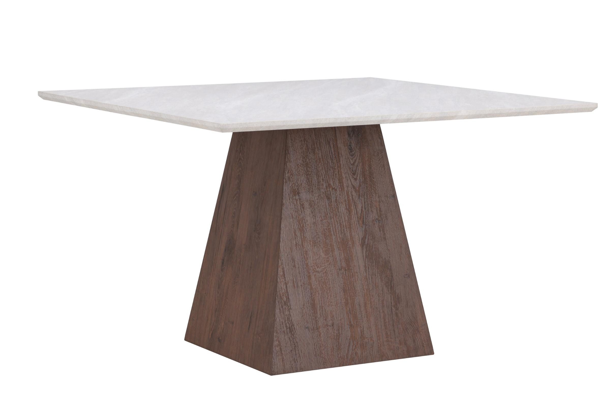Venture Home Esstisch Cael Esstisch 120x120 cm grau, Mokka. (1-St)