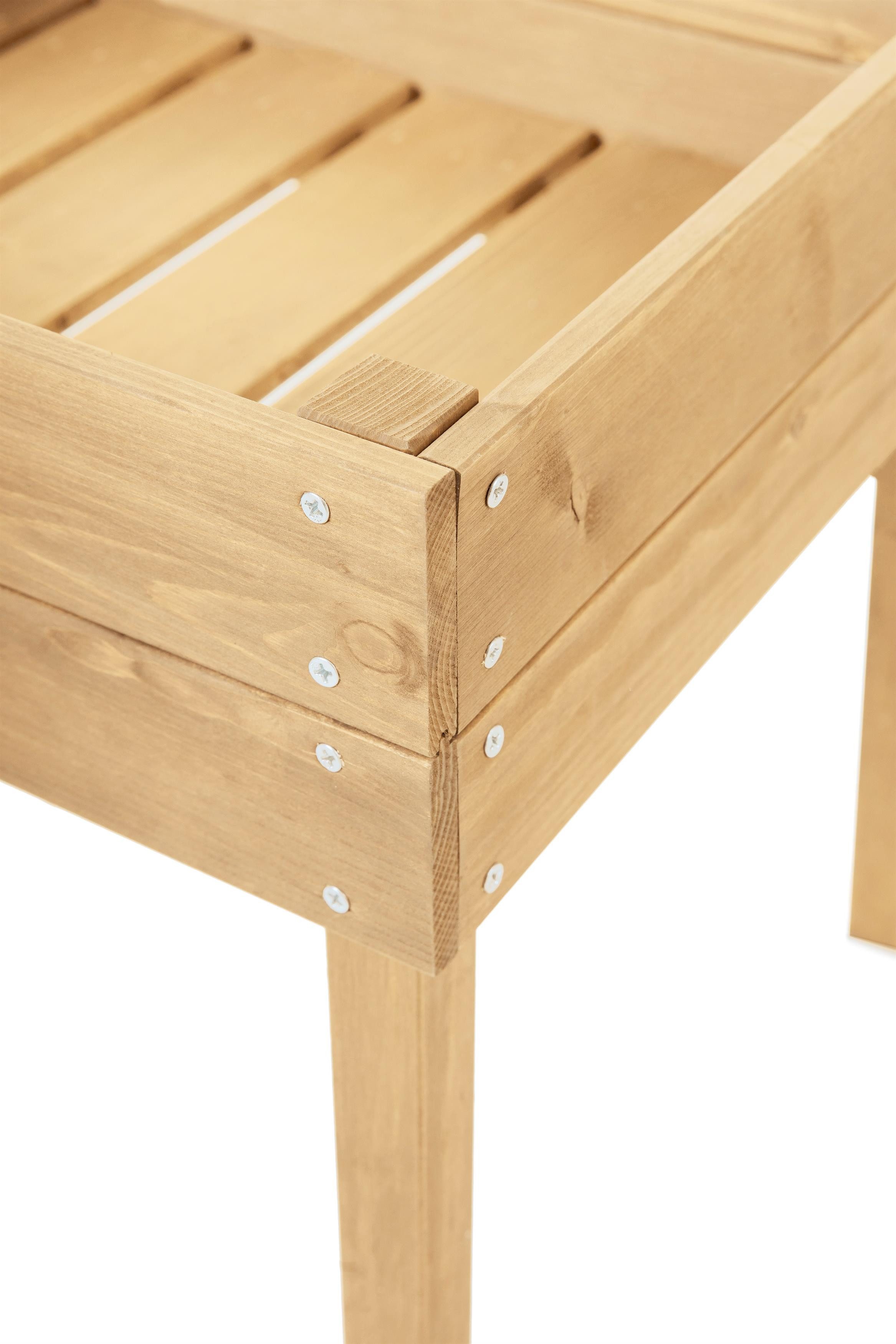 matrasa Hochbeet für Kinder - Kinderhochbeet aus Holz Kinderbeet 50x45x45 cm