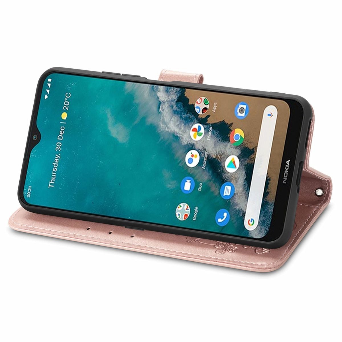 König Design Handyhülle Nokia G50, Schutzhülle Schutztasche Case Cover Etuis Wallet Klapptasche Bookstyle