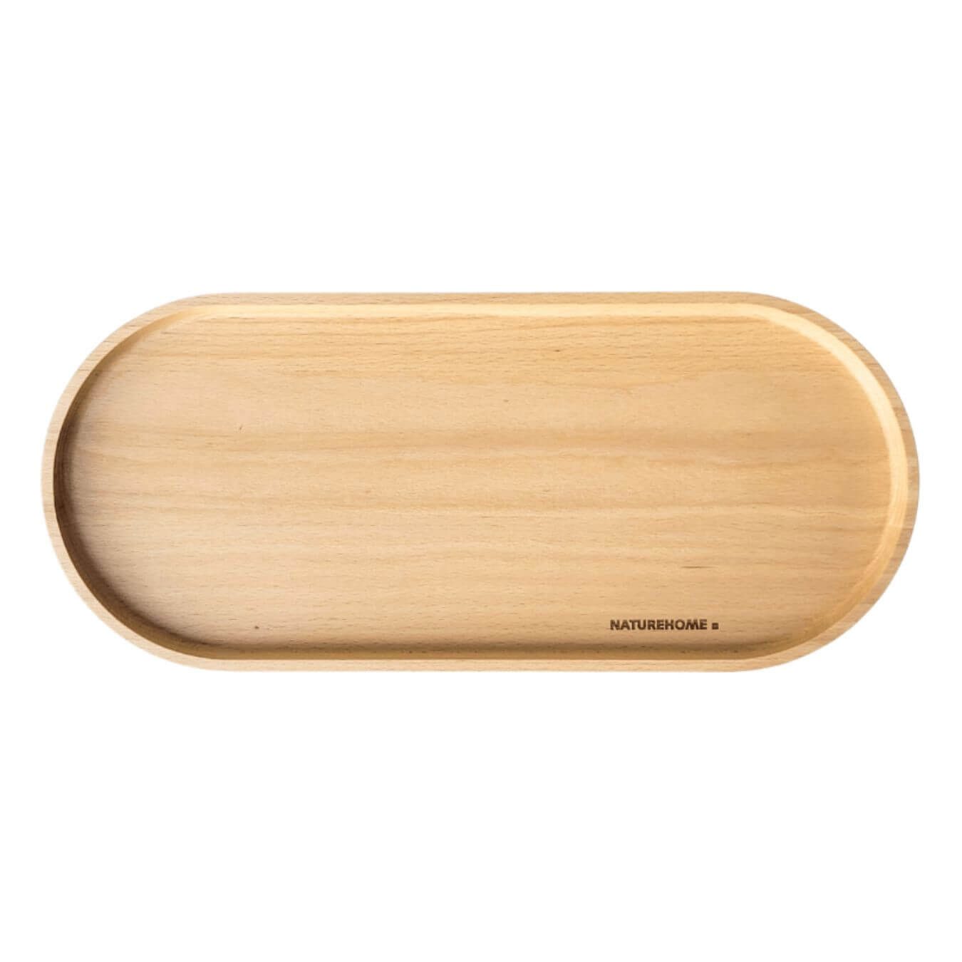 NATUREHOME Tablett NH-J Tablett verschiedene Größen, Buchenholz, (1-tlg), nachhaltig, handarbeit, pflegeleicht, langlebig