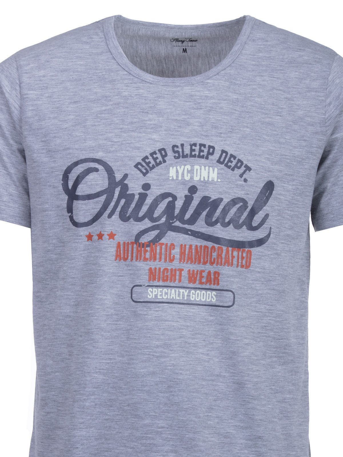 Henry Terre Schlafanzug Pyjama Set Shorty - Original Authentic Nightwear