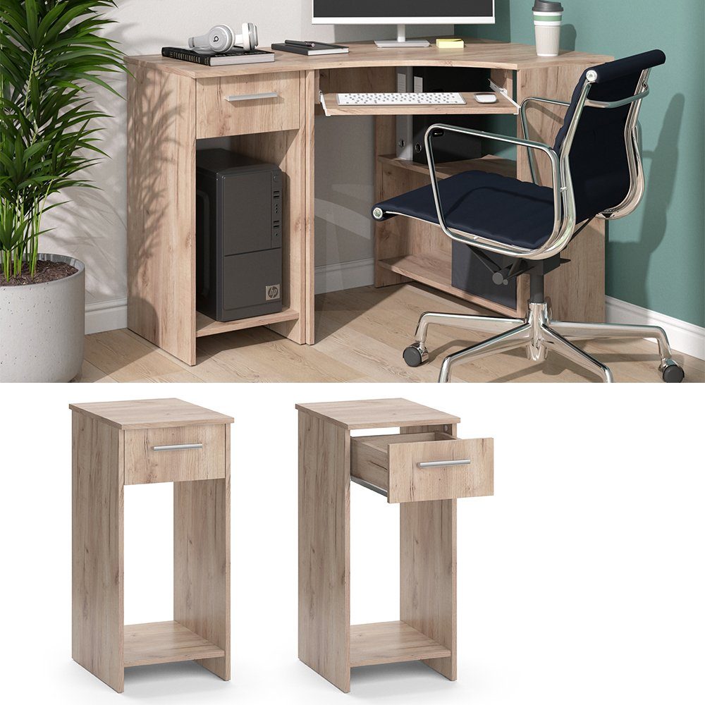Vicco PC-Schrank Odin, Sonoma, 35.1 x günstig online kaufen