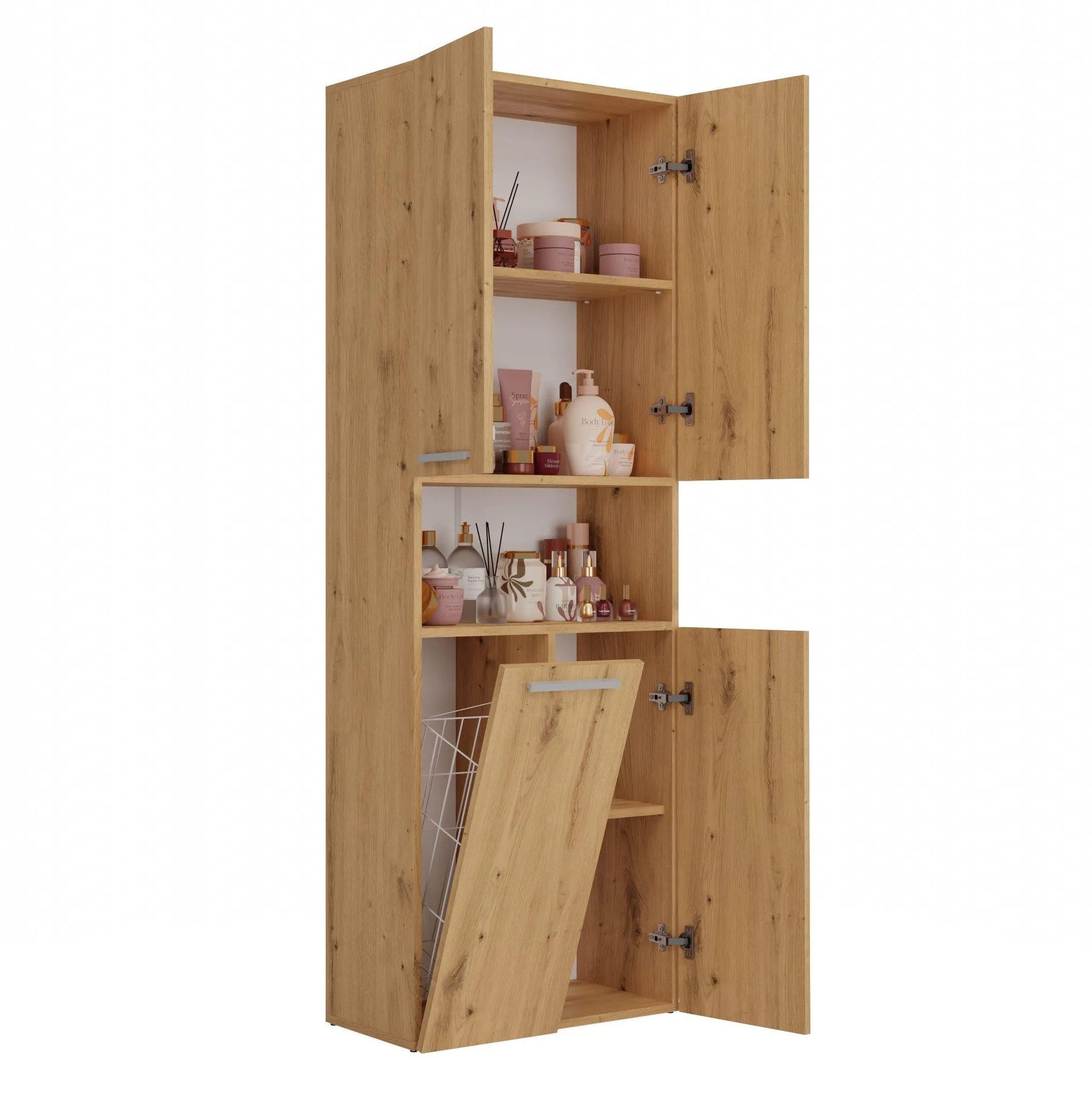 Beautysofa Hochschrank Nolan 1k DK (B/H/T) günstig online kaufen