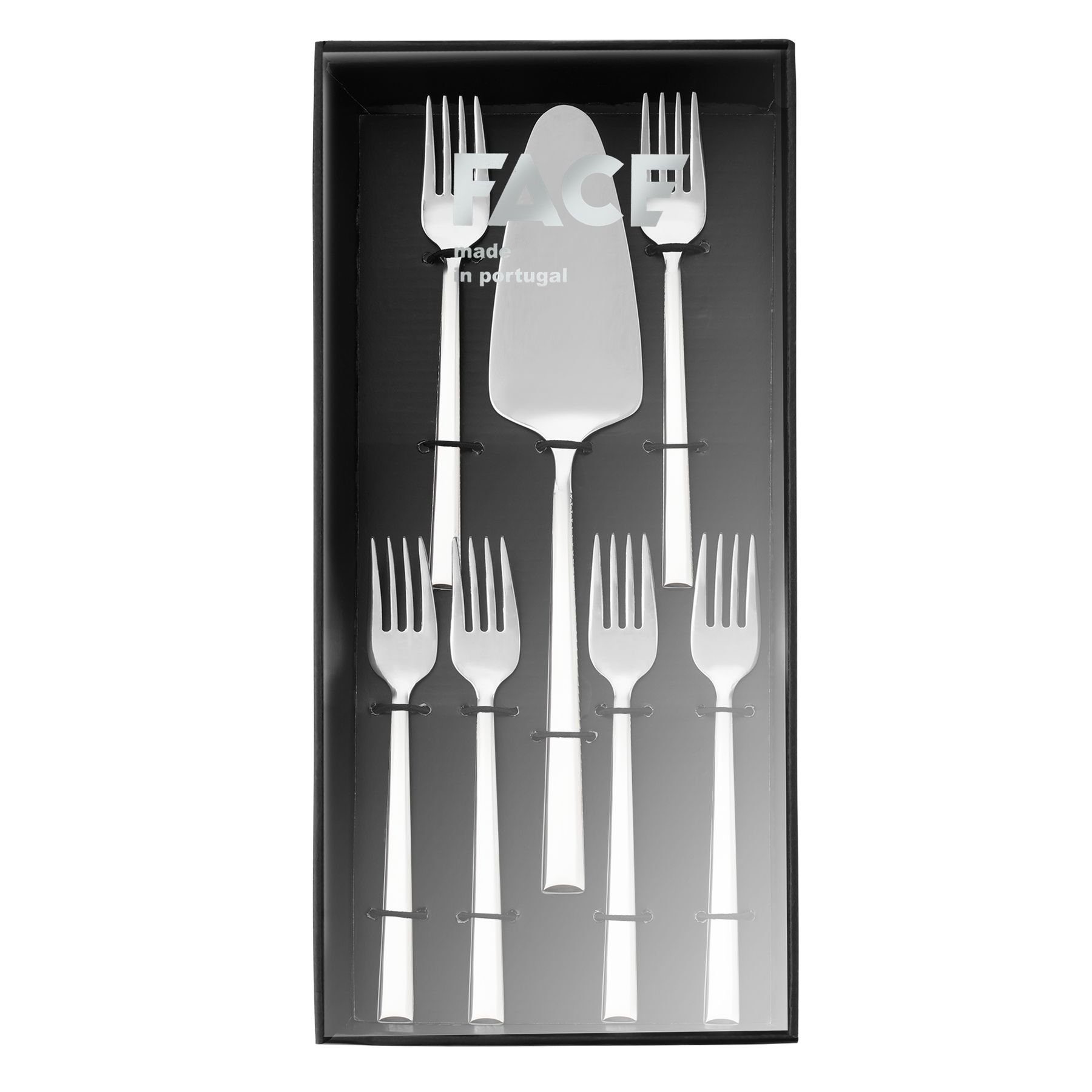 Asphald Besteck-Set Invicta Kuchen Set 7tlg. Edelstahl Rostfrei Kuchengabel Tortenheber (7-tlg), 6 Personen, Edelstahl 18/10, Spülmaschinenfest und Rostfrei