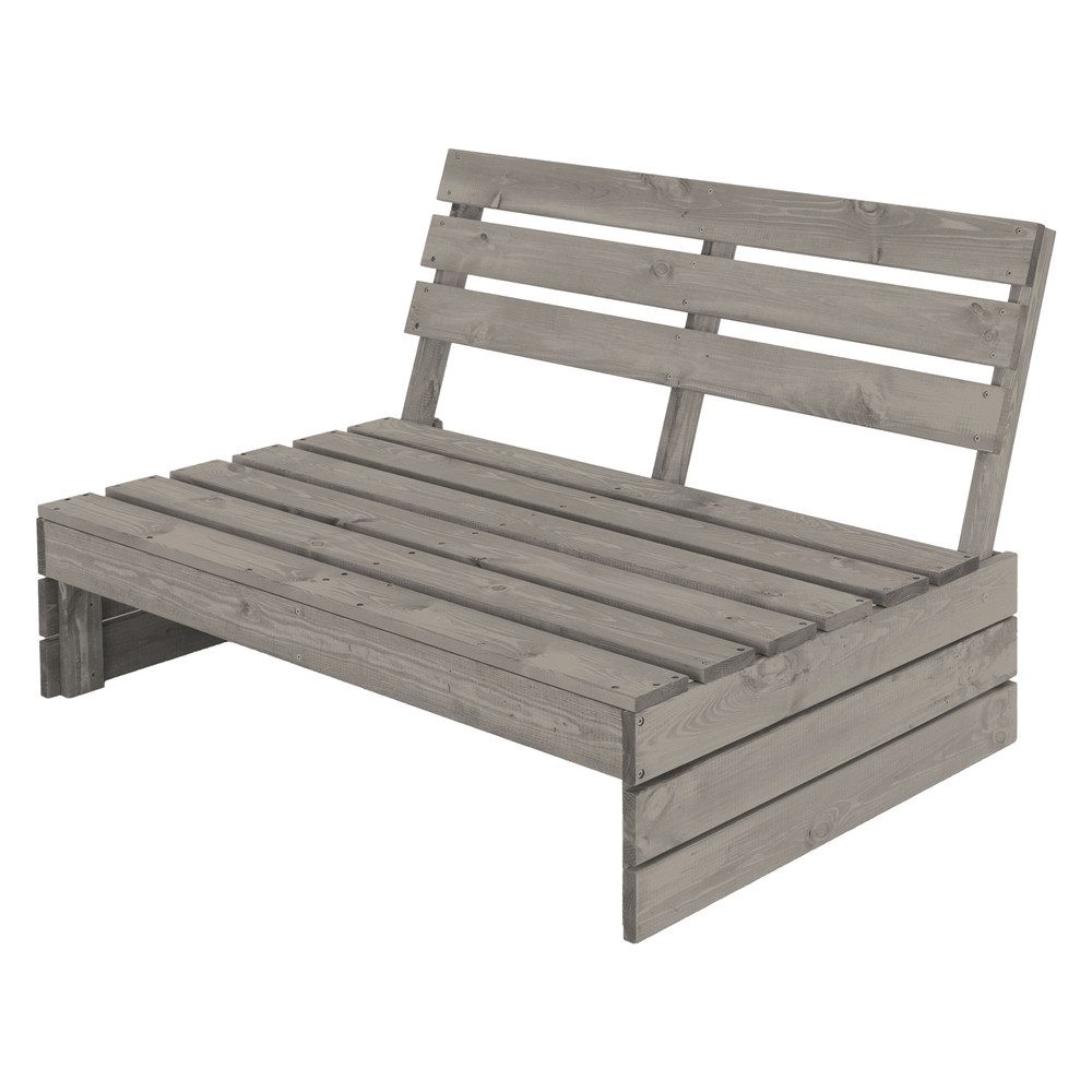 ML-DESIGN Gartenstuhl Sitzbank Holzbank Terrassenbank Hausbank Gartenmöbel Bank für Garten, 3-Sitzer mit Rückenlehne Massivholz 120x76,5x70cm robust wetterfest