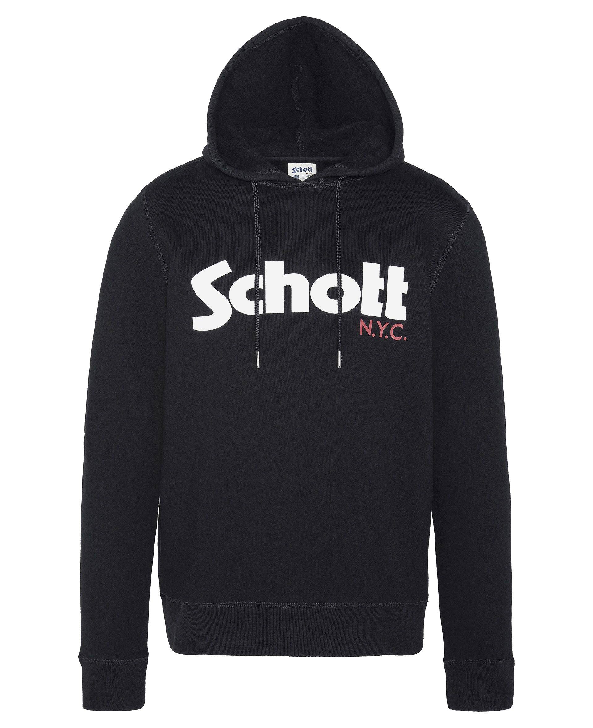 Schott NYC Hoodie Hoodie Schott Capuche Logo N.Y.C (1-tlg)
