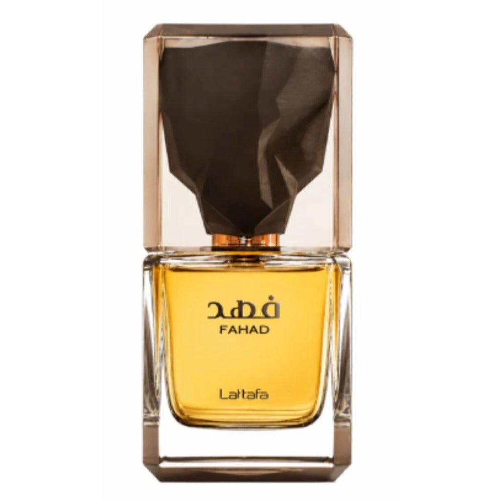 Lattafa Duft-Set Fahad EDP – Aromatisch Würzig + Parfümzerstäuber (leer)