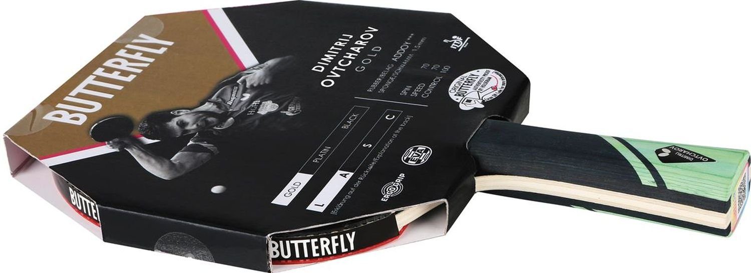 Butterfly Tischtennisschläger Ovtcharov Gold, TT Tischtennis Ракетки, Tischtennis Ракетки Racket Table Tennis Bat