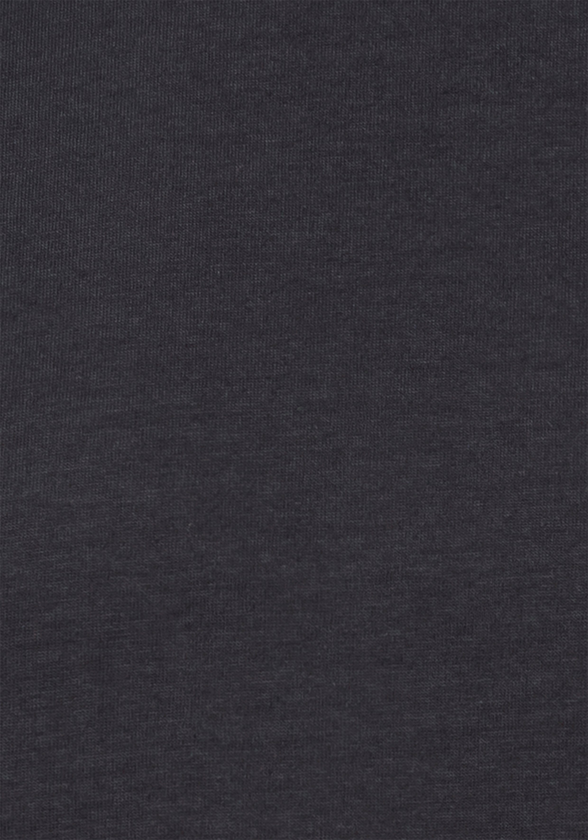KangaROOS Kurzarmshirt (2er-Pack) mit grau-meliert, Brust KangaROOS auf der anthrazit Print