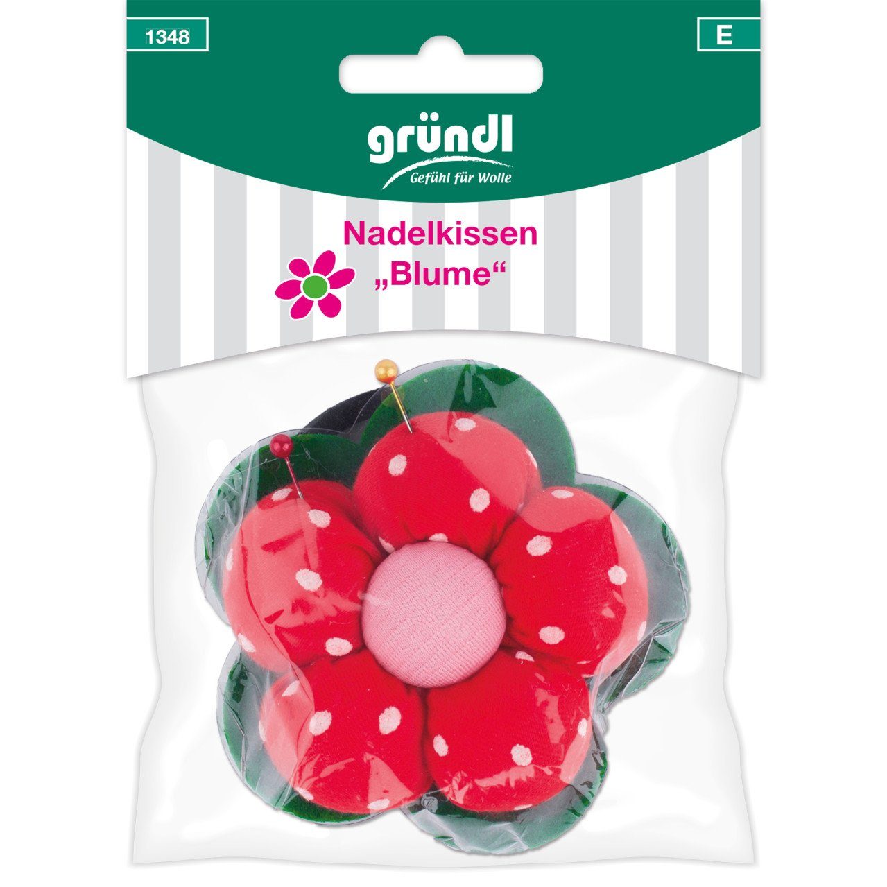 Gründl Bastelnaturmaterial Gründl Nadelkissen Blume