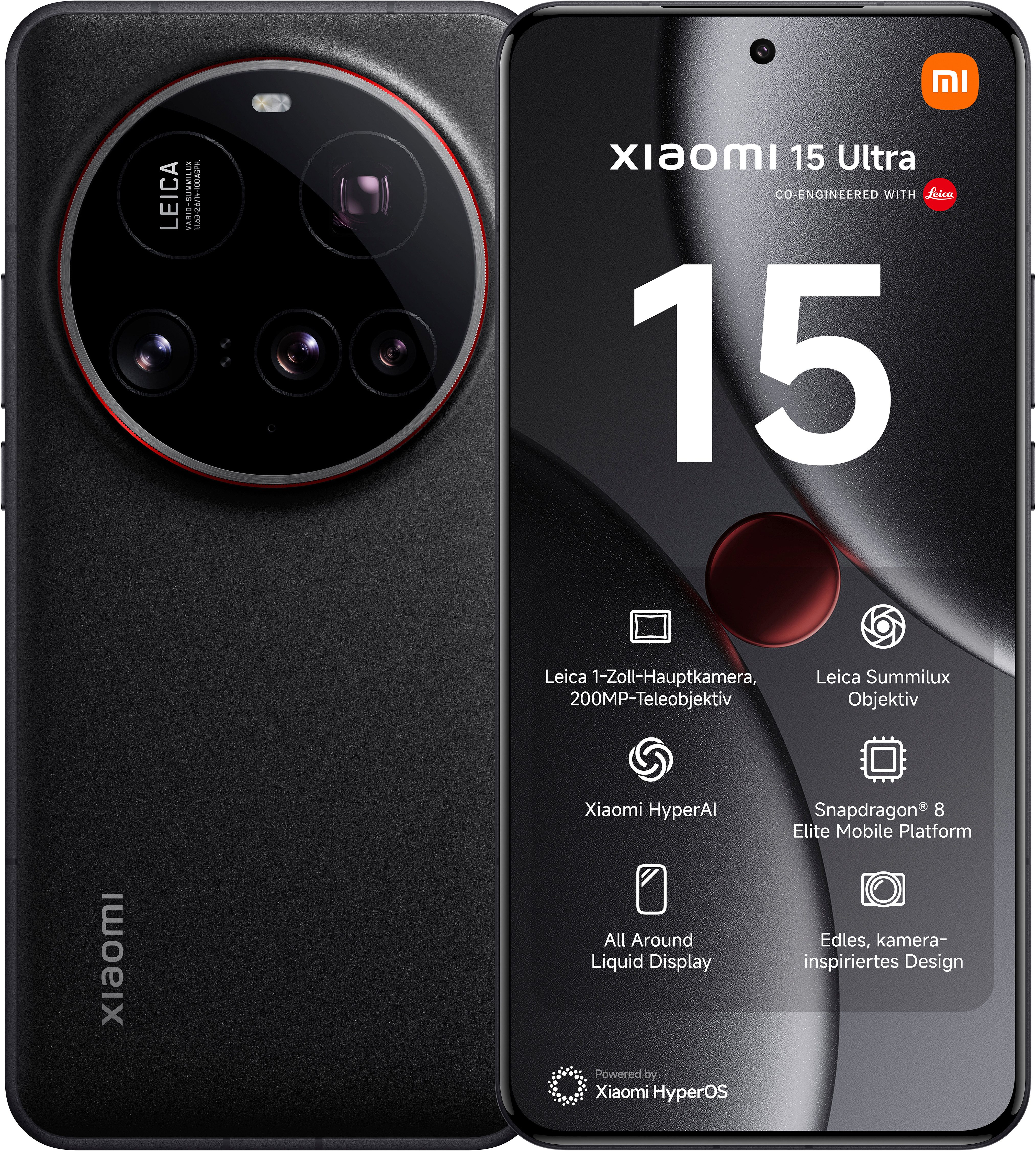 Xiaomi 15 Ultra Smartphone (17,09 cm/6,73 Zoll, 512 GB Speicherplatz, 50 MP Kamera)