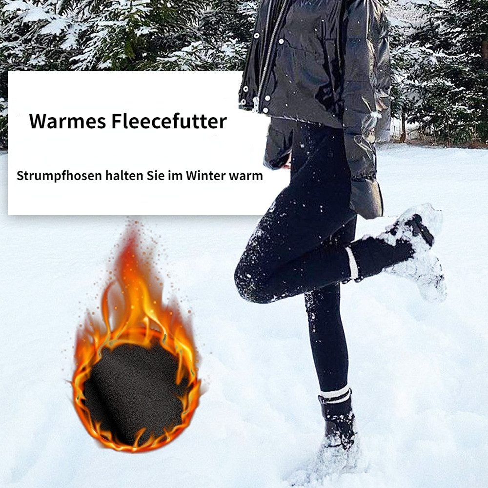 Blusmart Thermoleggings Fleece-Leggings für Herbst und Winter (Damen-Bauchs günstig online kaufen