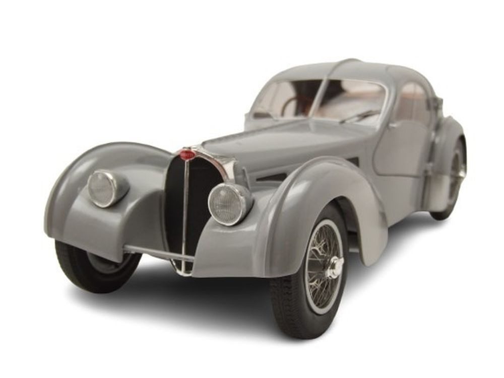 Solido Modellauto Bugatti Type 57 SC Atlantic 1937 grau Modellauto 1:18 Solido, Maßstab 1:18