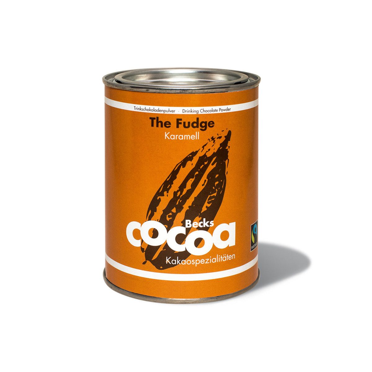 Becks Cocoa Schokolade Bio-Kakao Becks Cacao Fudge mit Karamell, 275 g