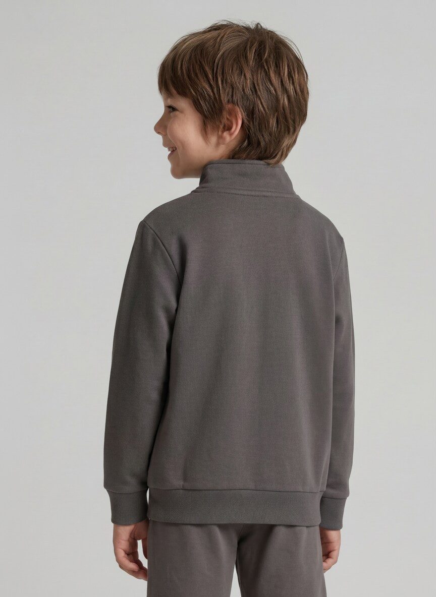 TOM TAILOR Sweatjacke Strick & Sweatshirts College Sweatjacke mit Stehkragen