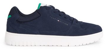 Tommy Hilfiger TH BASKET CORE SUEDE MIX Sneaker mit gepolstertem Schaftrand, Freizeitschuh, Halbschuh, Schnürschuh