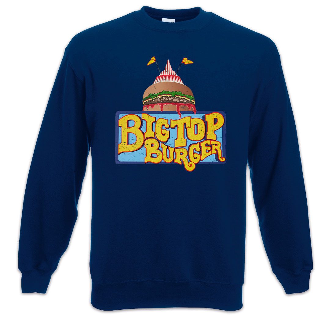 Urban Backwoods Sweatshirt Bigtop Burger Sweatshirt Killer 1988 Clowns From Horror Comedy Outer (1-tlg) Space Cult Classic Movie