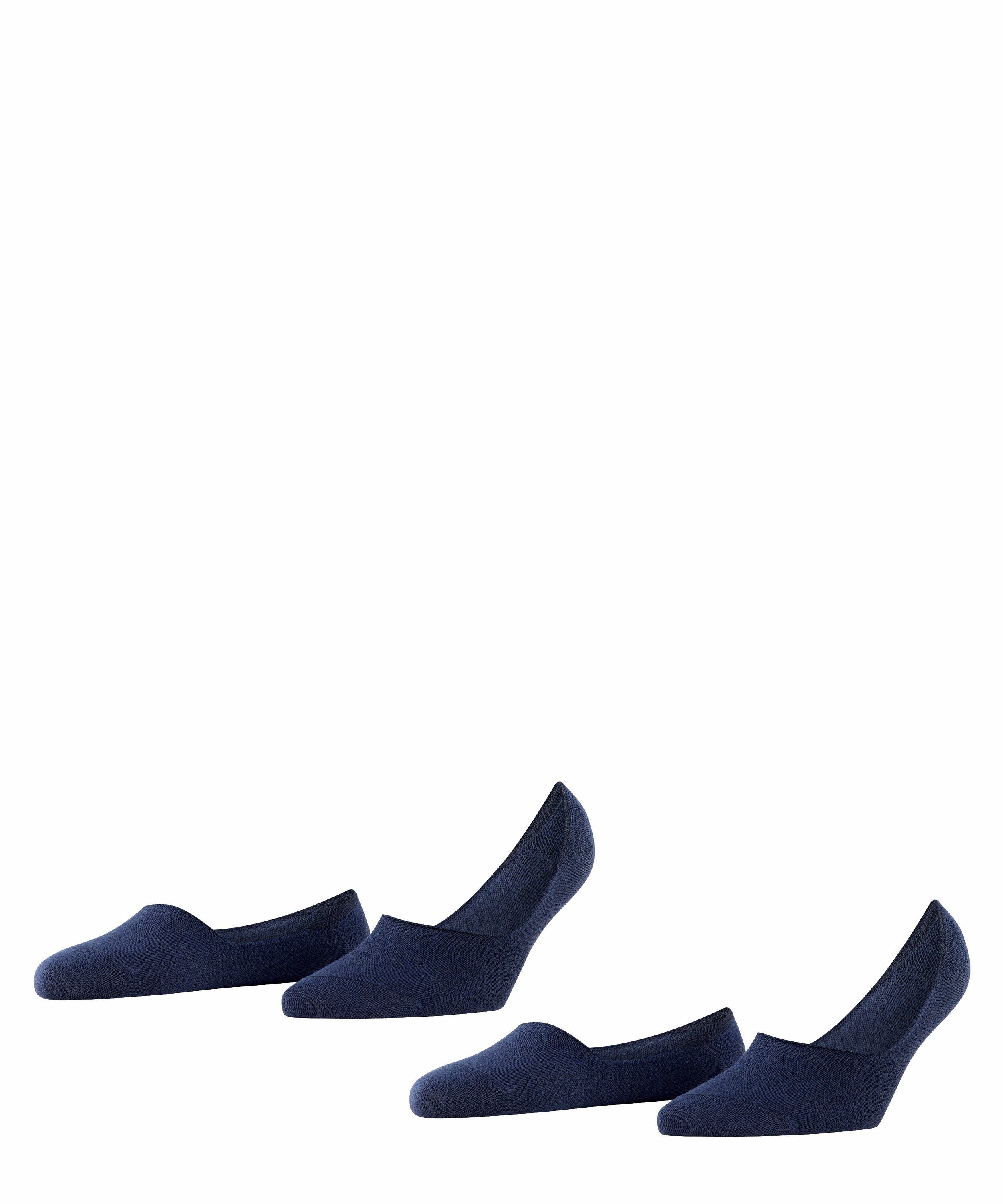 Burlington EVERYDAY 2-PACK HIDDEN IN SHOE - Füßlinge - light denim