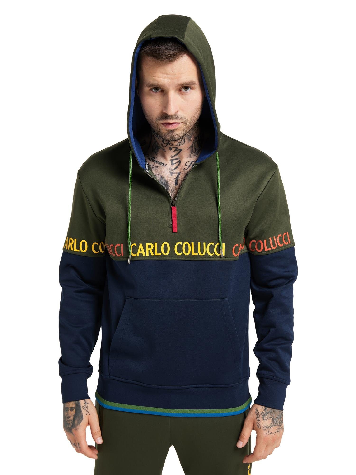 CARLO COLUCCI Sweater Carrari Grün