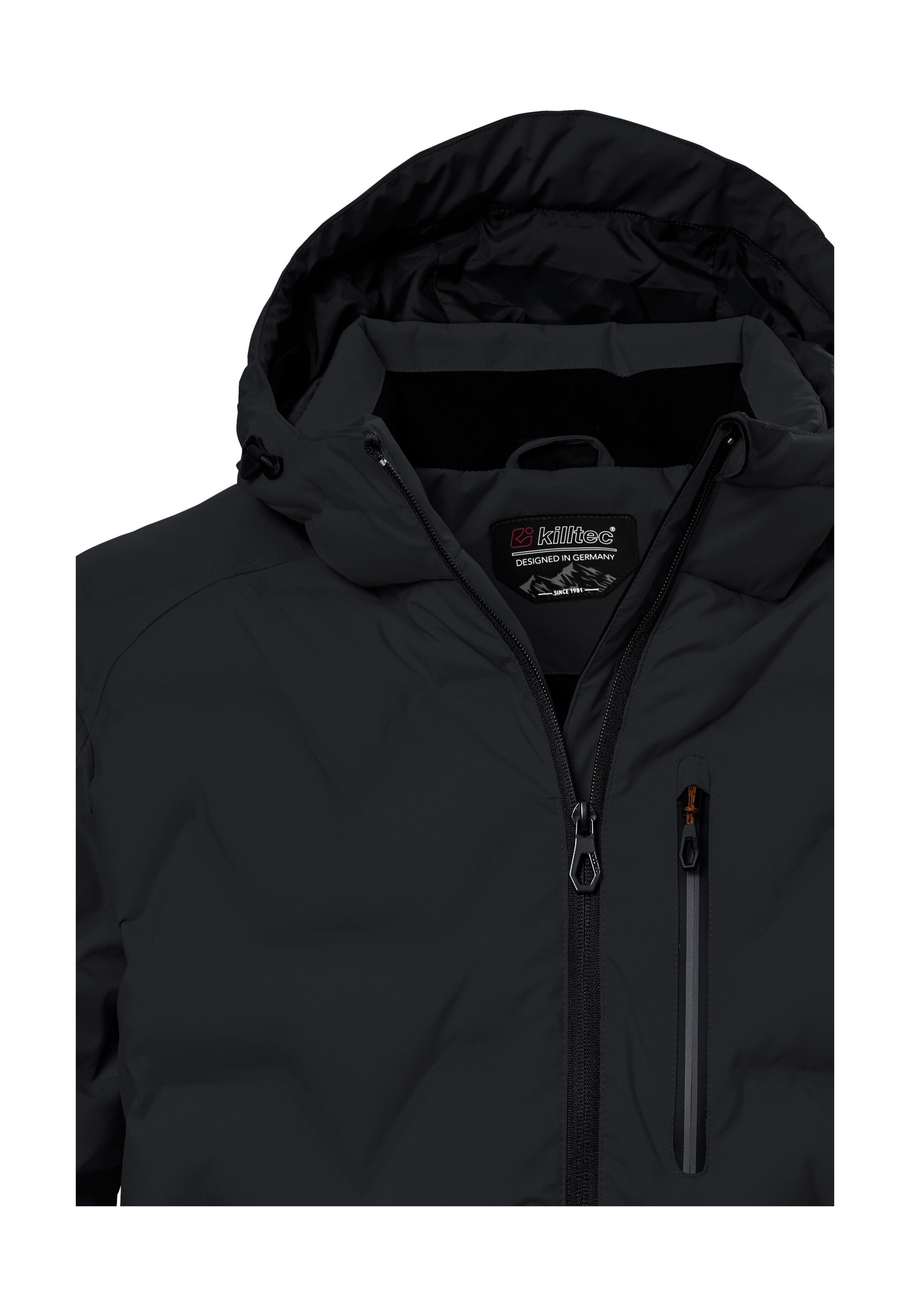 Killtec Steppjacke KOW 60 MN QLTD JCKT Wasser- und windabweisend, atmungsaktiv, verstellbare Kapuze
