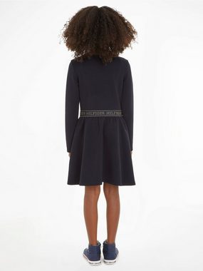 Tommy Hilfiger A-Linien-Kleid PUNTO MONOTYPE BELT DRESS
