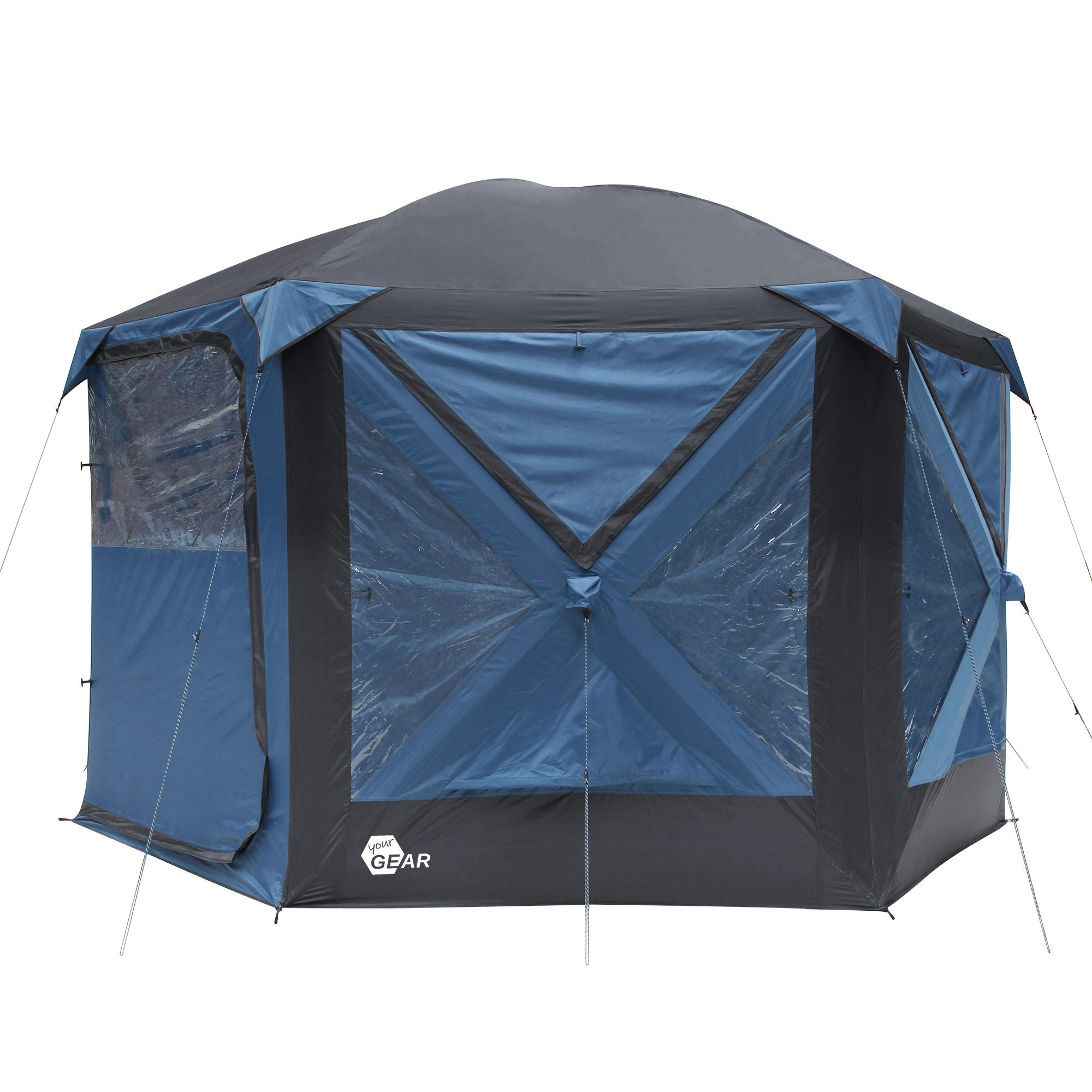 yourGEAR Gruppenzelt yourGEAR Pop Up Pavillon Levanzo 8,5m² Zelt 4-6 Personen Bodenwanne, Personen: 0