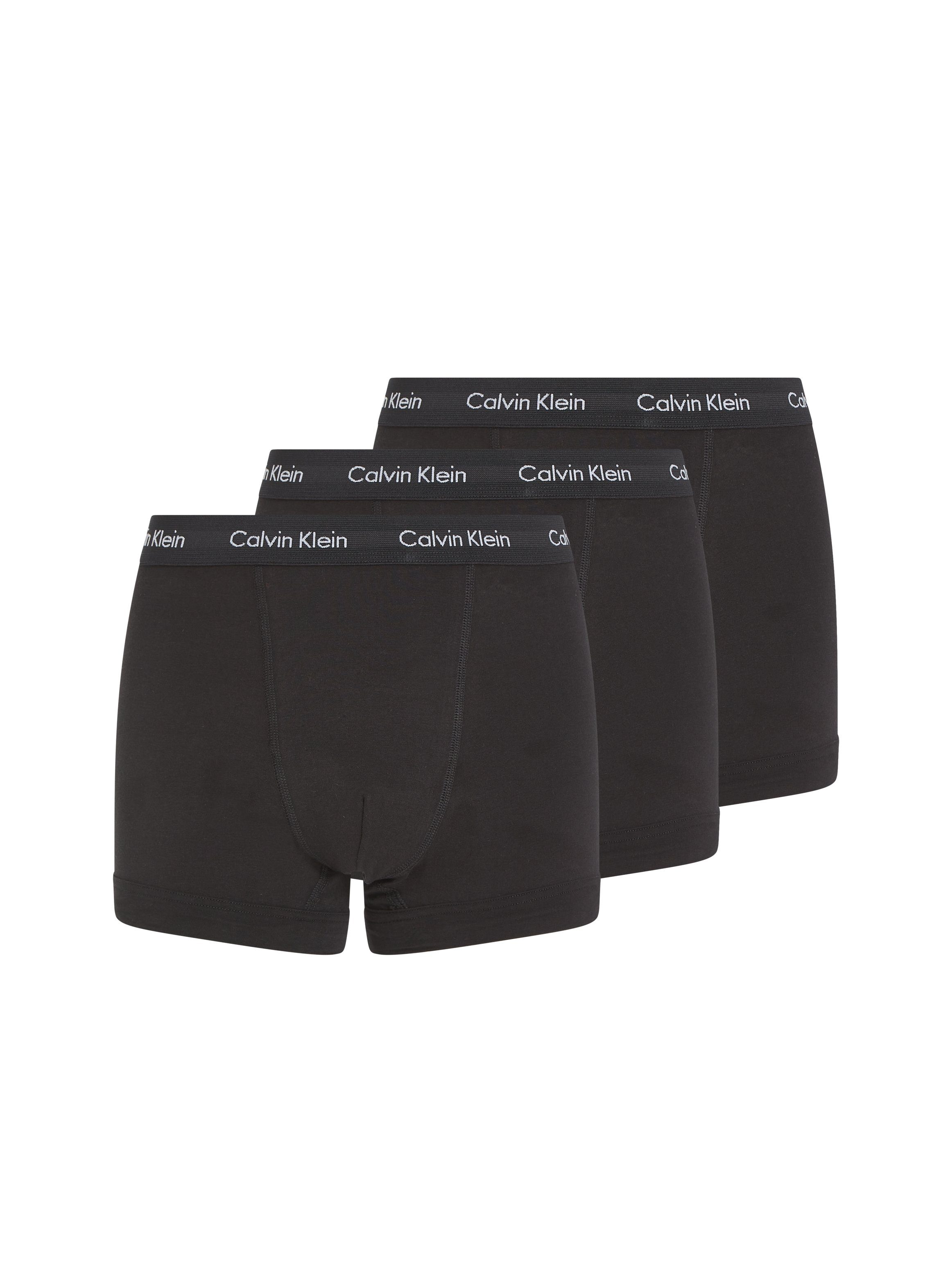 Calvin Klein Underwear Boxer CK BOXER BRIEF 3PK (3-St) in uni schwarz mit L günstig online kaufen