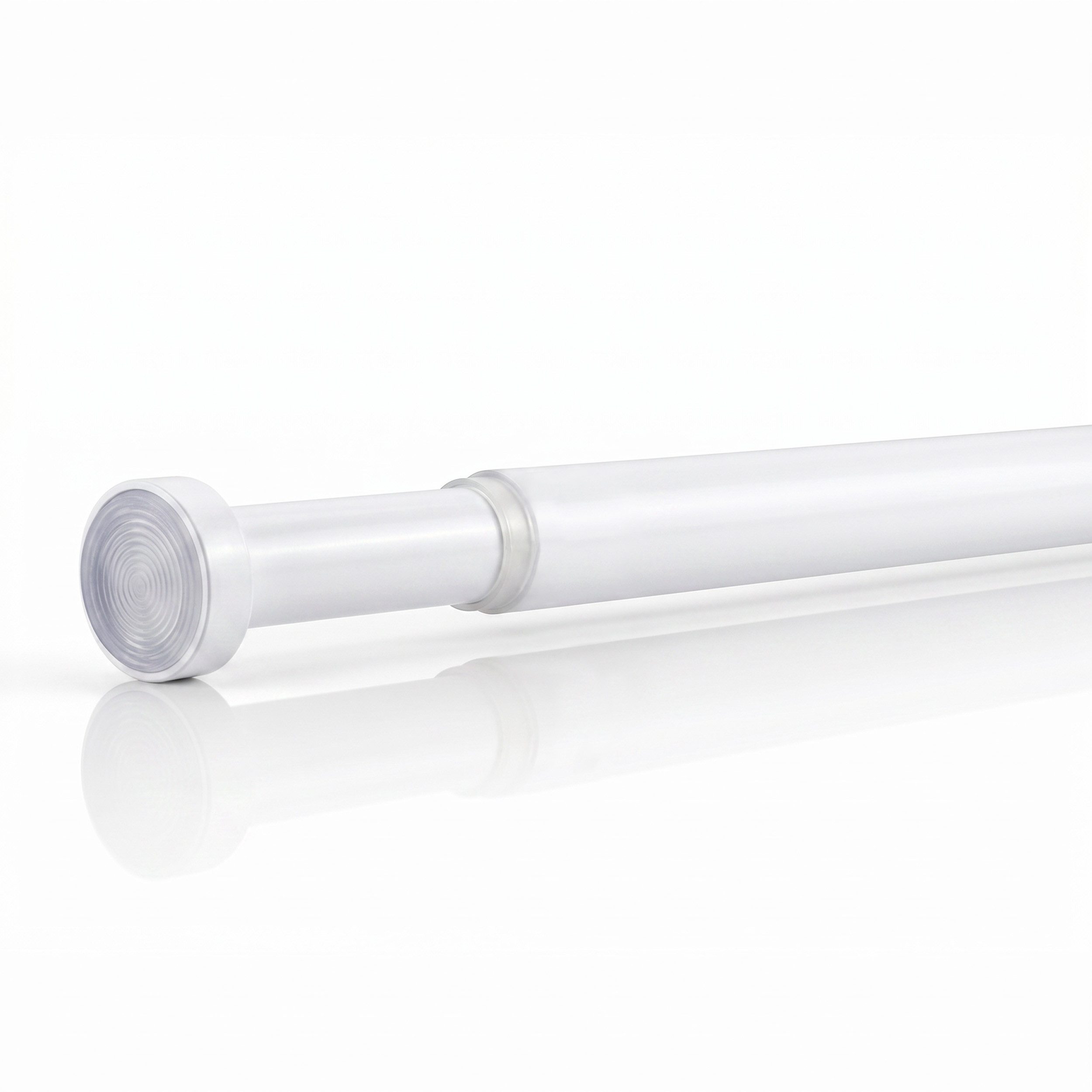 Deco-Raum Duschvorhangstange X-press, Ø 19 mm, 1-läufig, ausdrehbar, ohne Bohren, geklemmt, Metall, flexibel einsetzbar