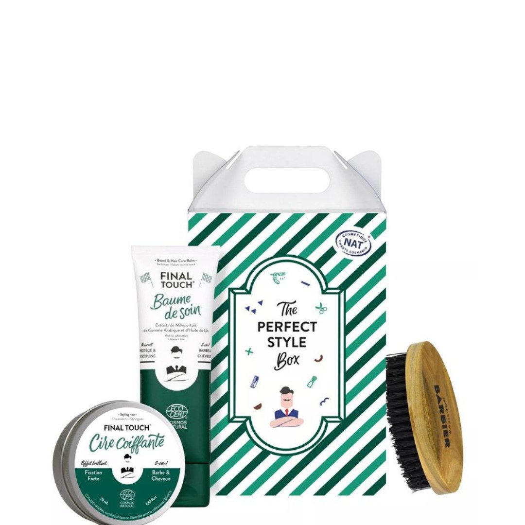 HairGecko Bartpflege-Set The Perfect Style Box, 3-tlg.