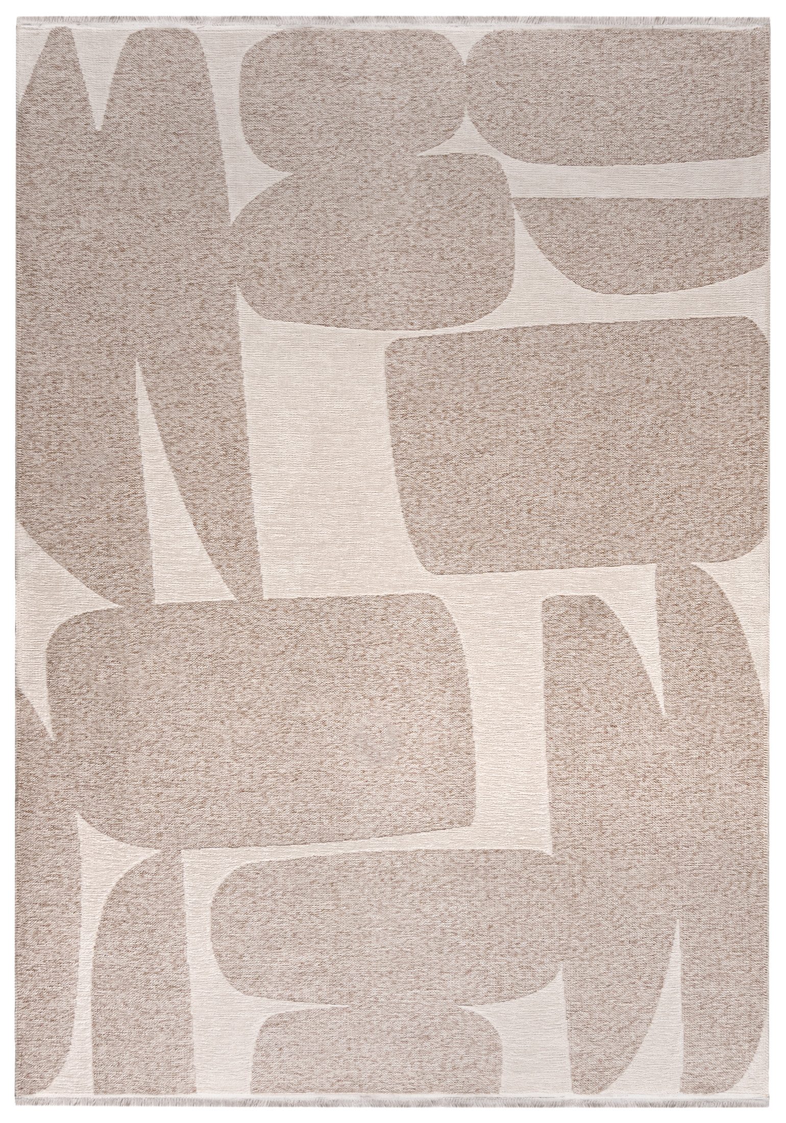 Mazovia Designteppich Teppich Zweiseitiger Abstrakt Wohnzimmer Schlafzimmer Esszimmer Büro, 80 x 150 cm, Fußbodenheizung