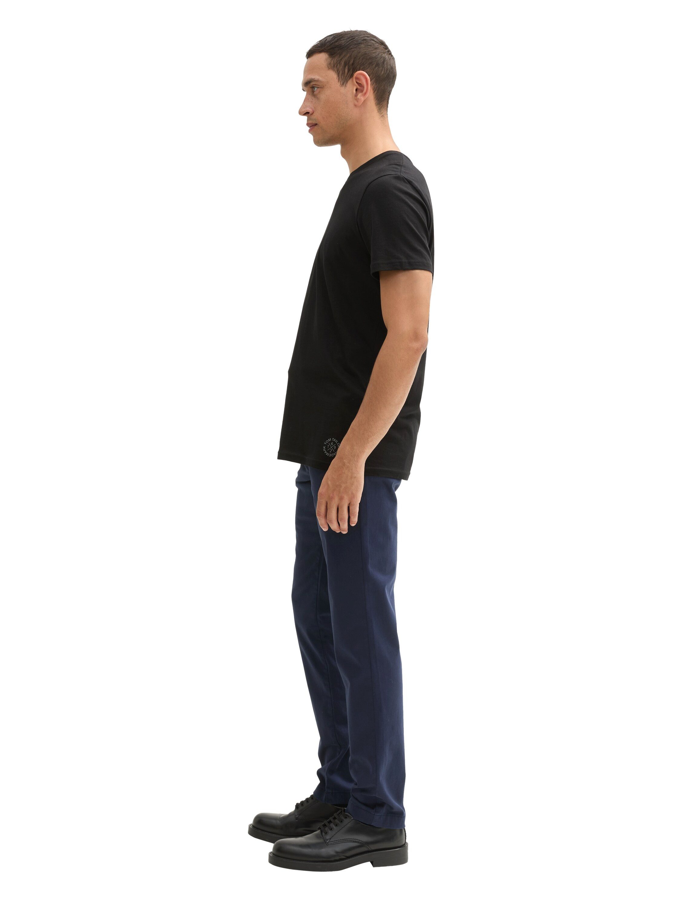TOM TAILOR 5-Pocket-Hose Travis Slim Chino mit Gürtel